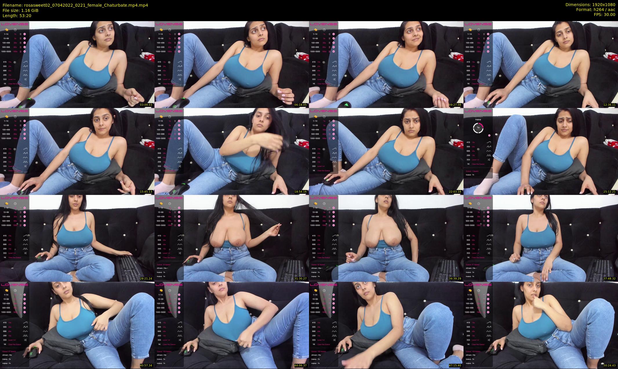 rosasweet02 — 54 minute Chaturbate female cam show recording, 1080p, Apr 7, 2022
