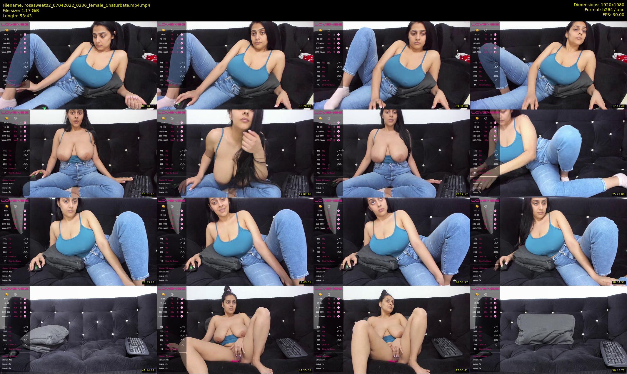 rosasweet02 — 54 minute Chaturbate female cam show recording, 1080p, Apr 7, 2022