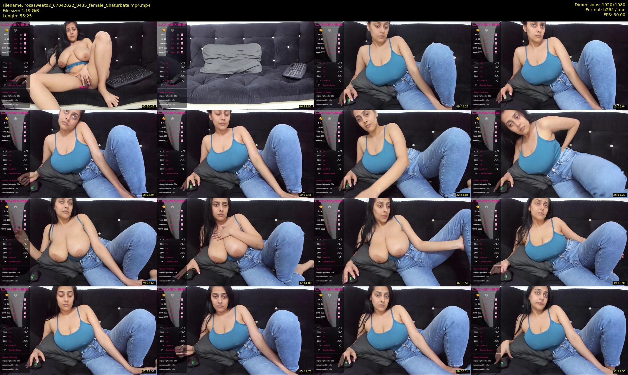 rosasweet02 — 56 minute Chaturbate female cam show recording, 1080p, Apr 7, 2022