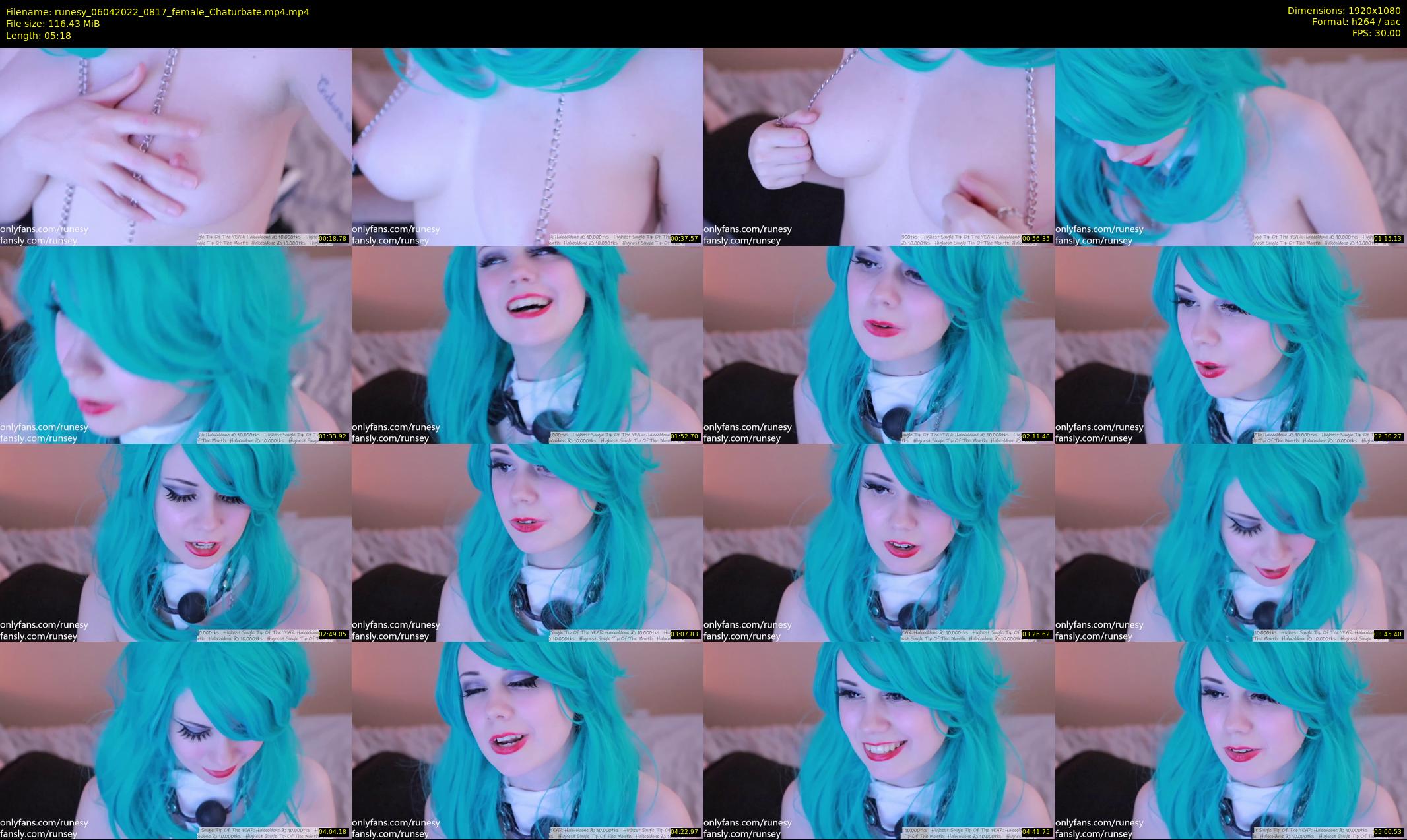 runesy — 6 minute Chaturbate female cam show recording, 1080p, Apr 6, 2022