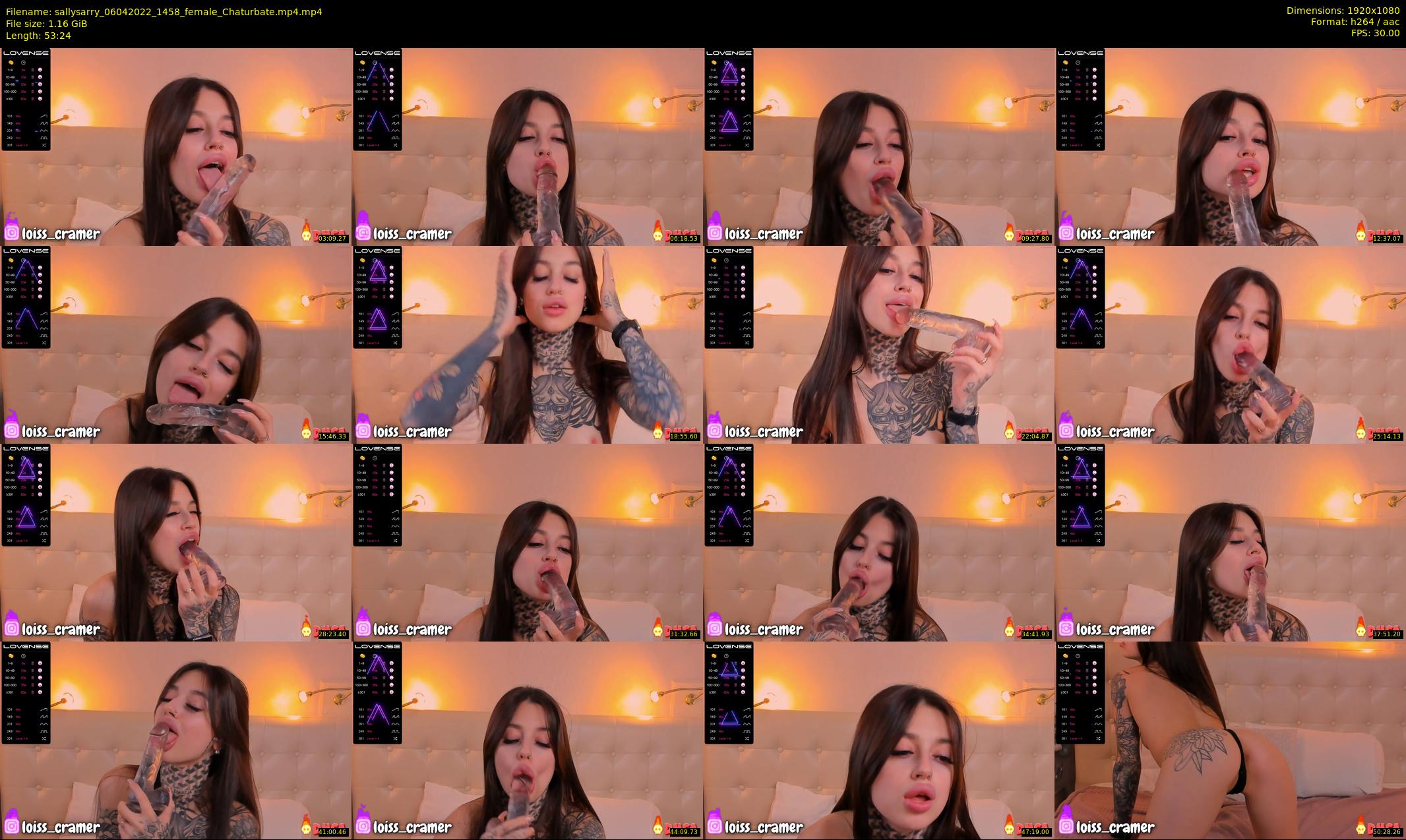 sallysarry — 54 minute Chaturbate couple cam show recording, 1080p, Apr 6, 2022
