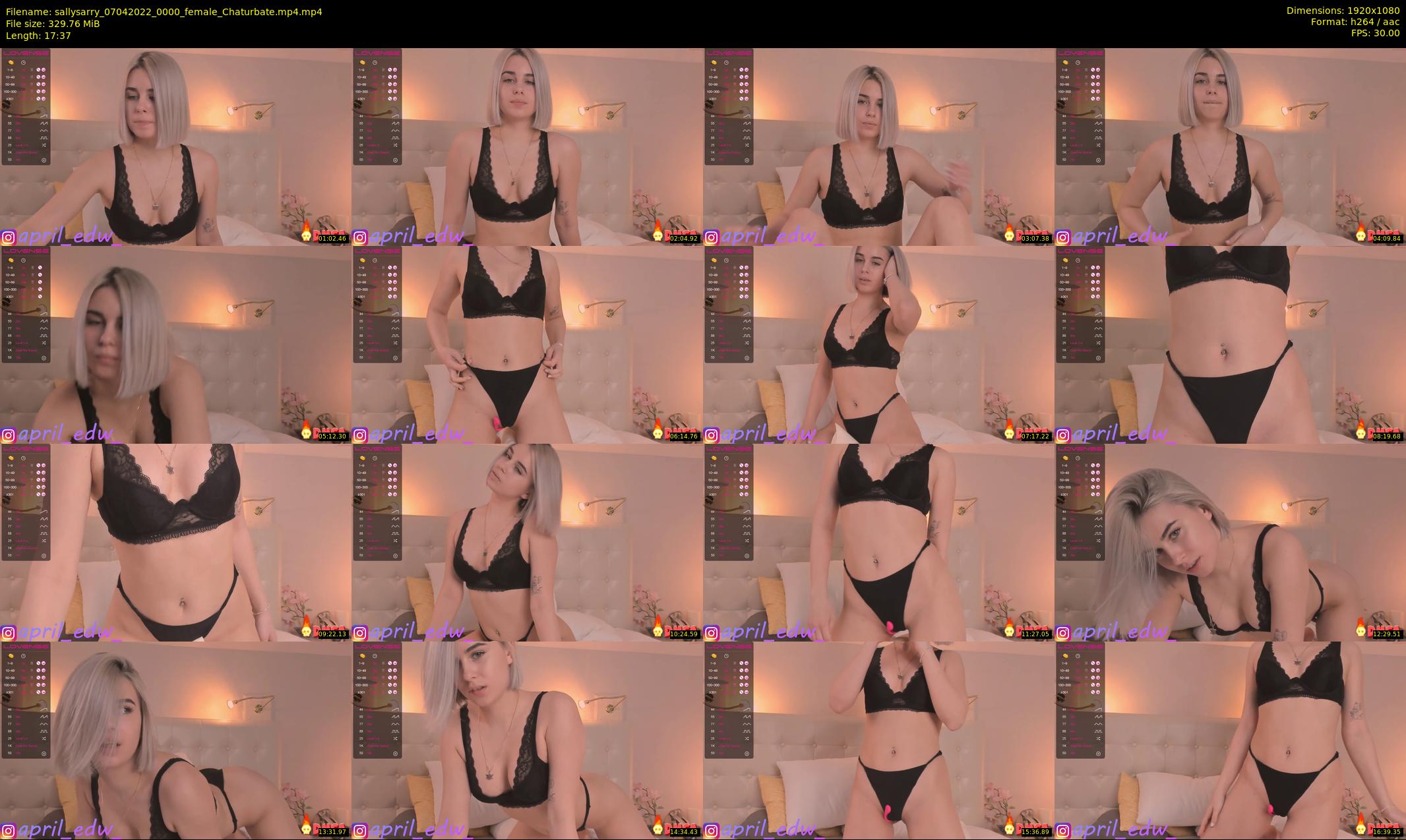 sallysarry — 18 minute Chaturbate couple cam show recording, 1080p, Apr 7, 2022