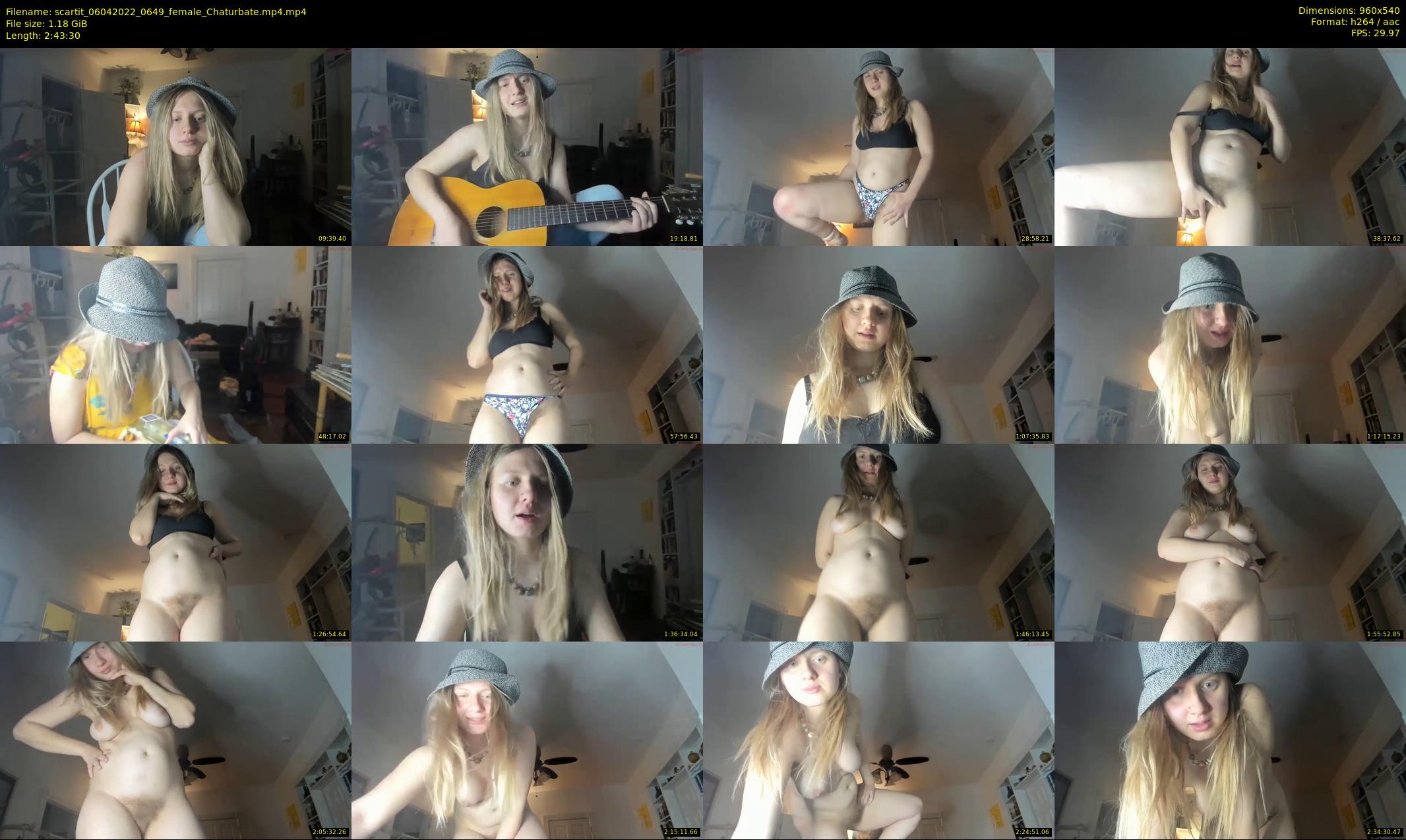 scartit — 164 minute Chaturbate female cam show recording, 480p, Apr 6, 2022