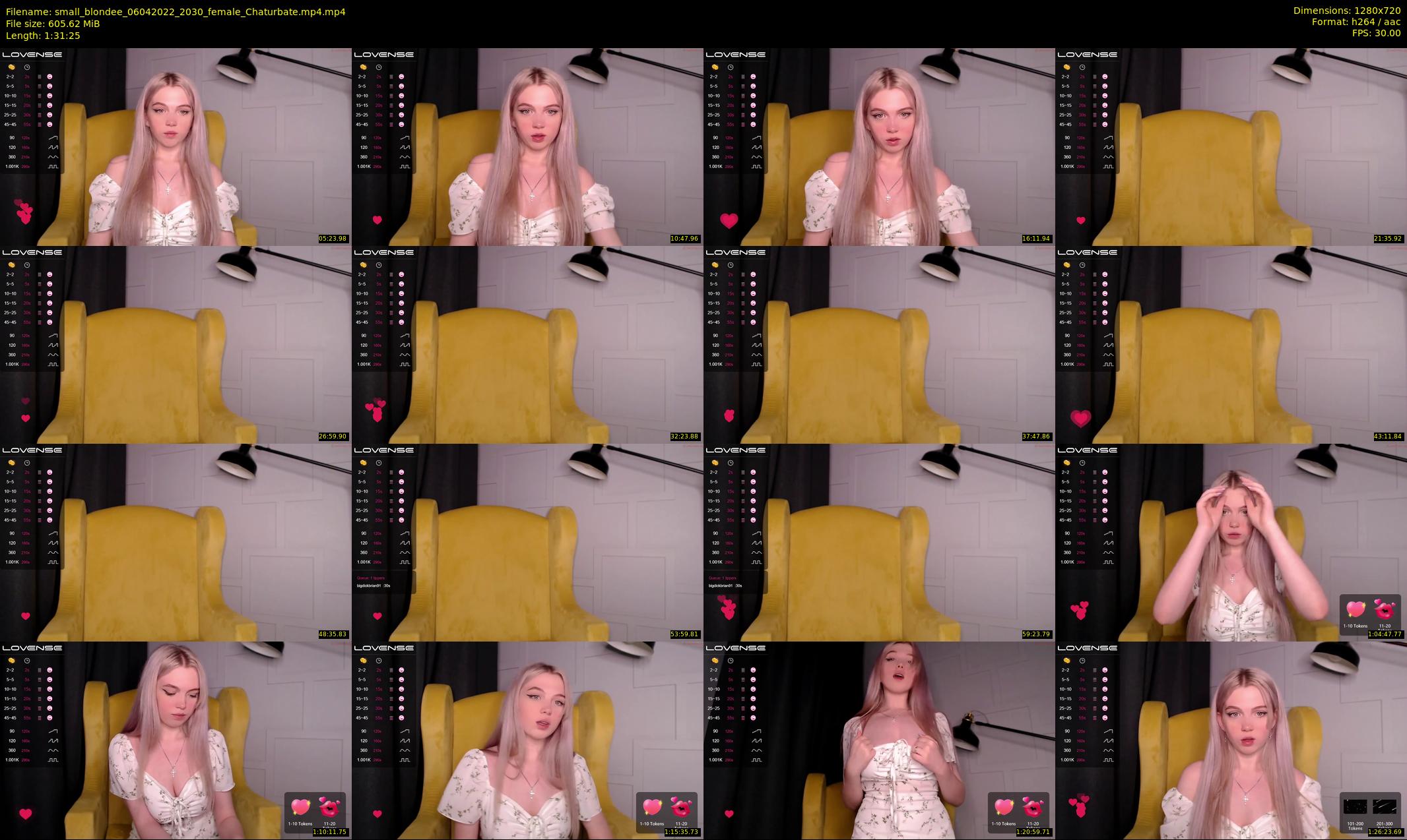 small_blondee — 92 minute Chaturbate female cam show recording, 720p, Apr 6, 2022