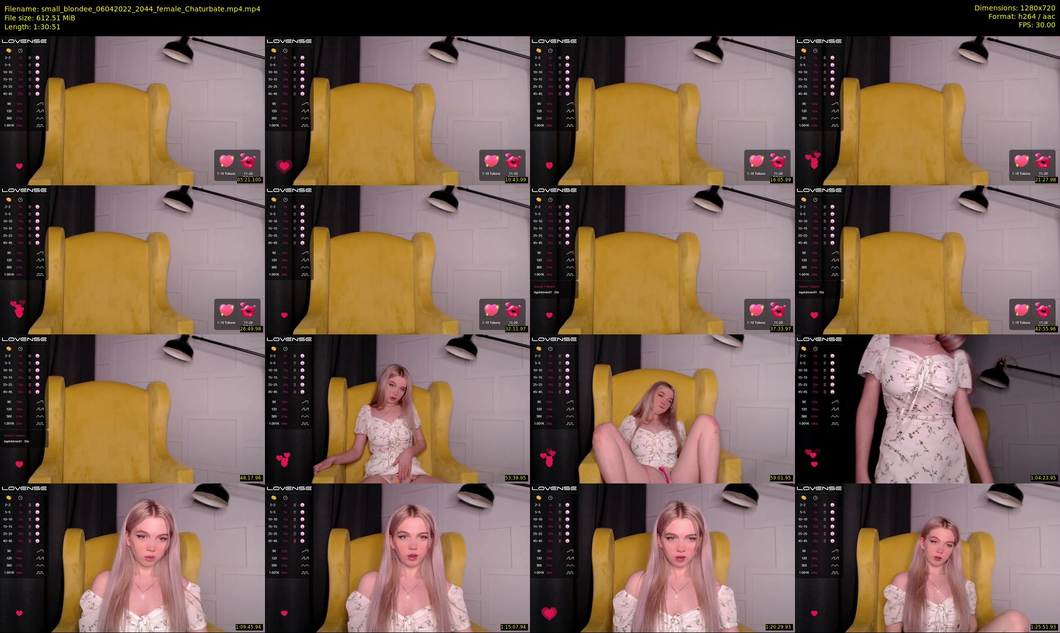small_blondee — 91 minute Chaturbate female cam show recording, 720p, Apr 6, 2022