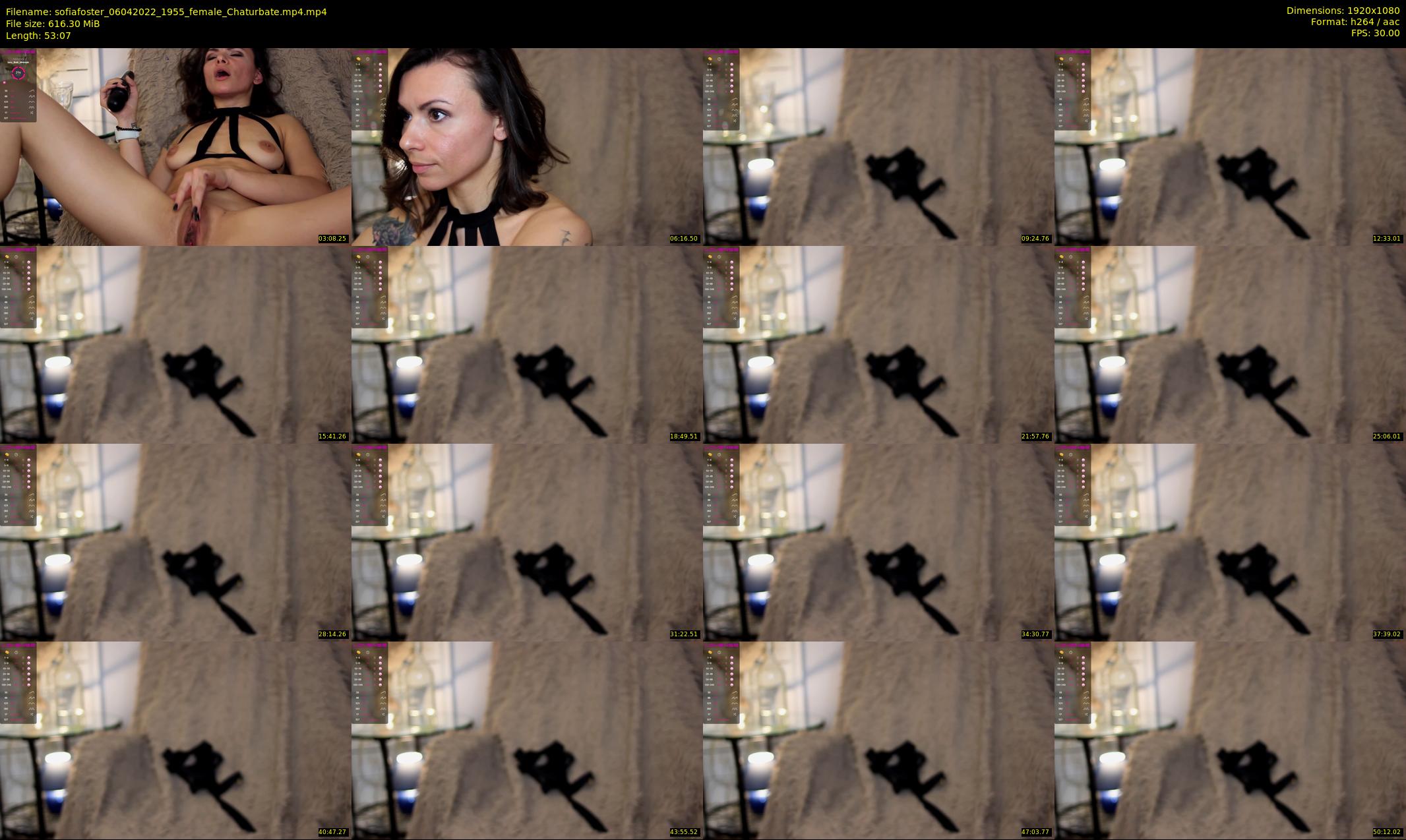 sofiafoster — 54 minute Chaturbate female cam show recording, 1080p, Apr 6, 2022