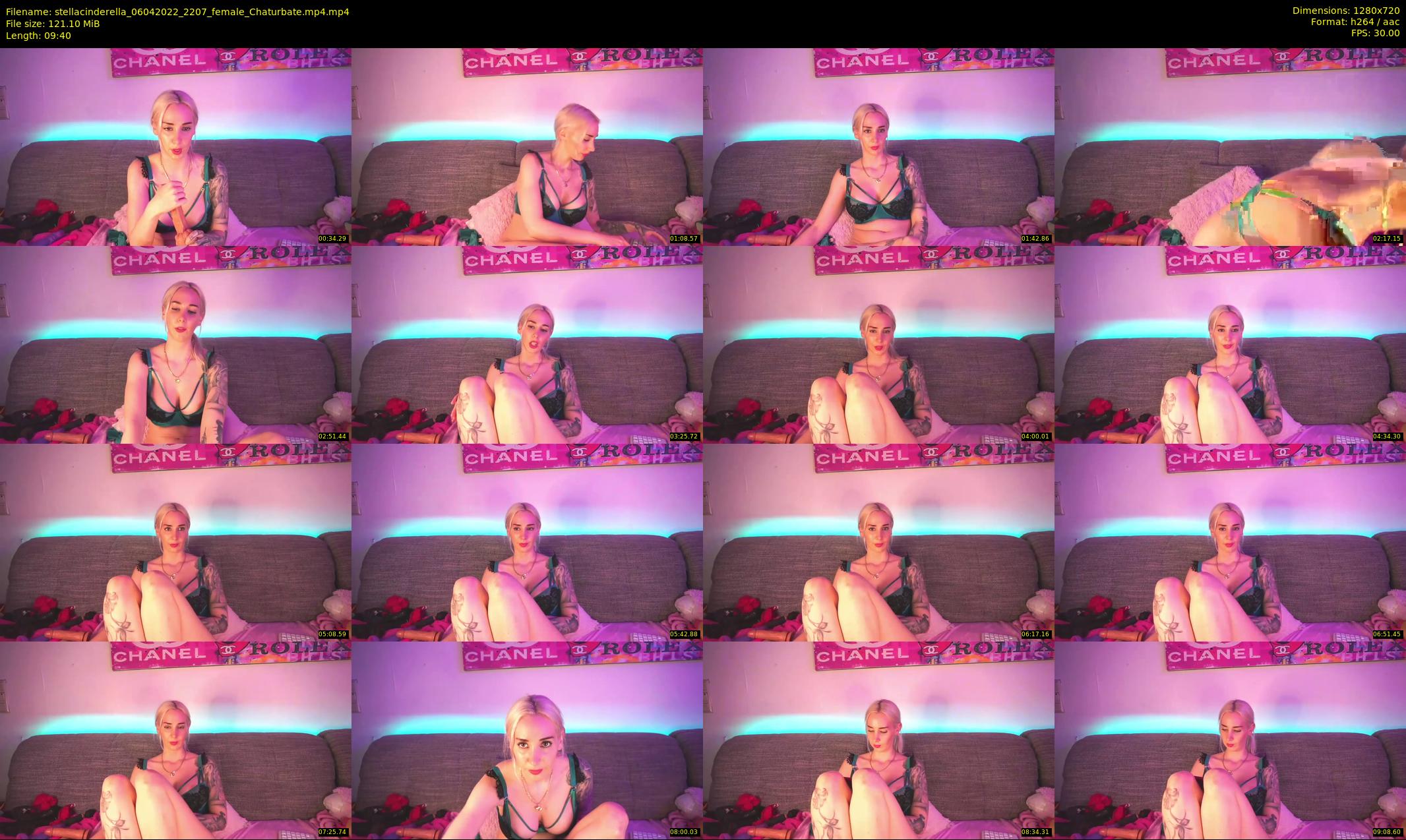 stellacinderella — 10 minute Chaturbate female cam show recording, 720p, Apr 6, 2022