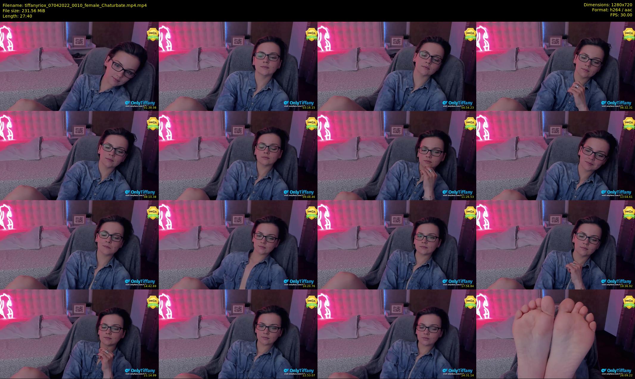 tiffanyriox — 28 minute Chaturbate female cam show recording, 720p, Apr 7, 2022