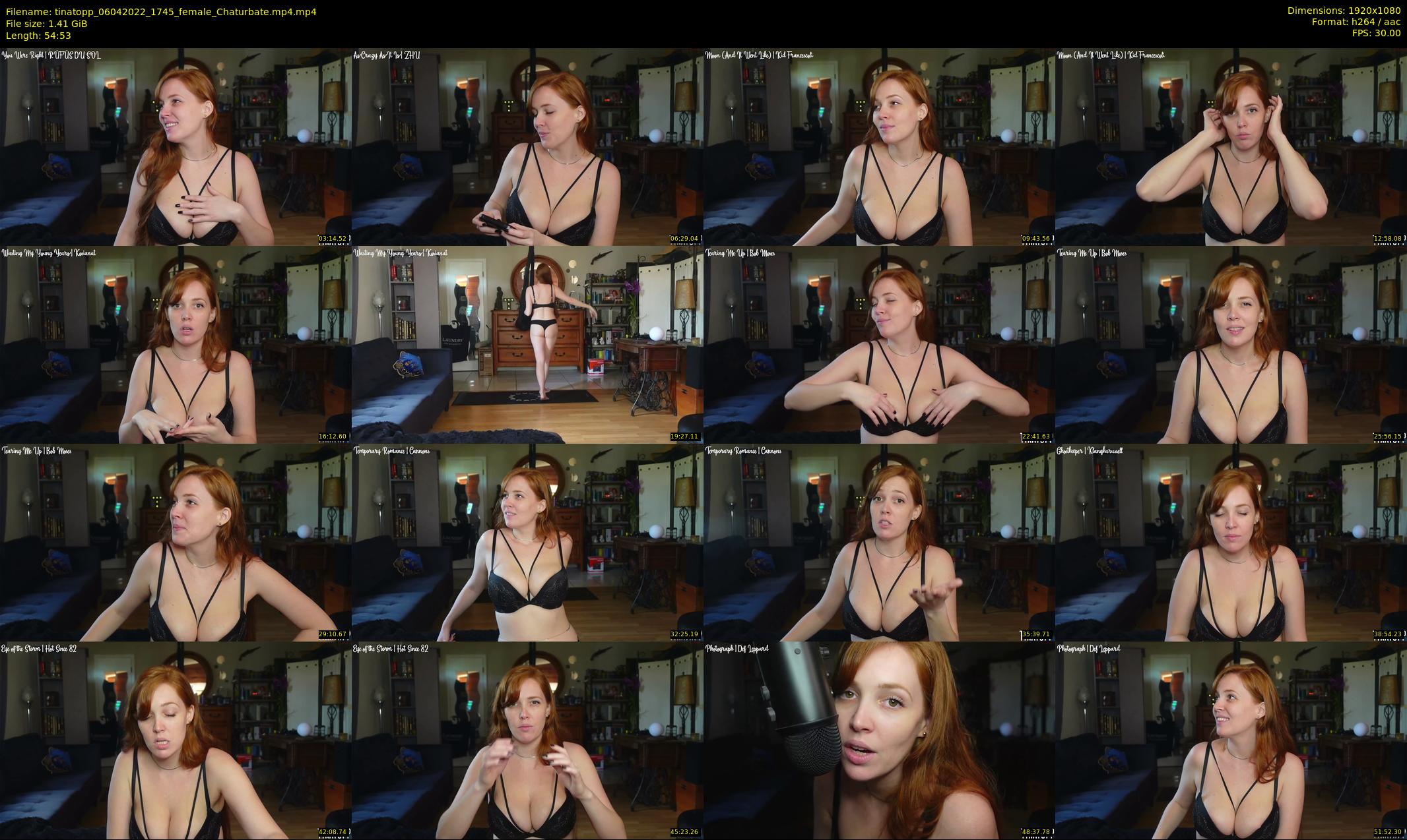 tinatopp — 55 minute Chaturbate female cam show recording, 1080p, Apr 6, 2022
