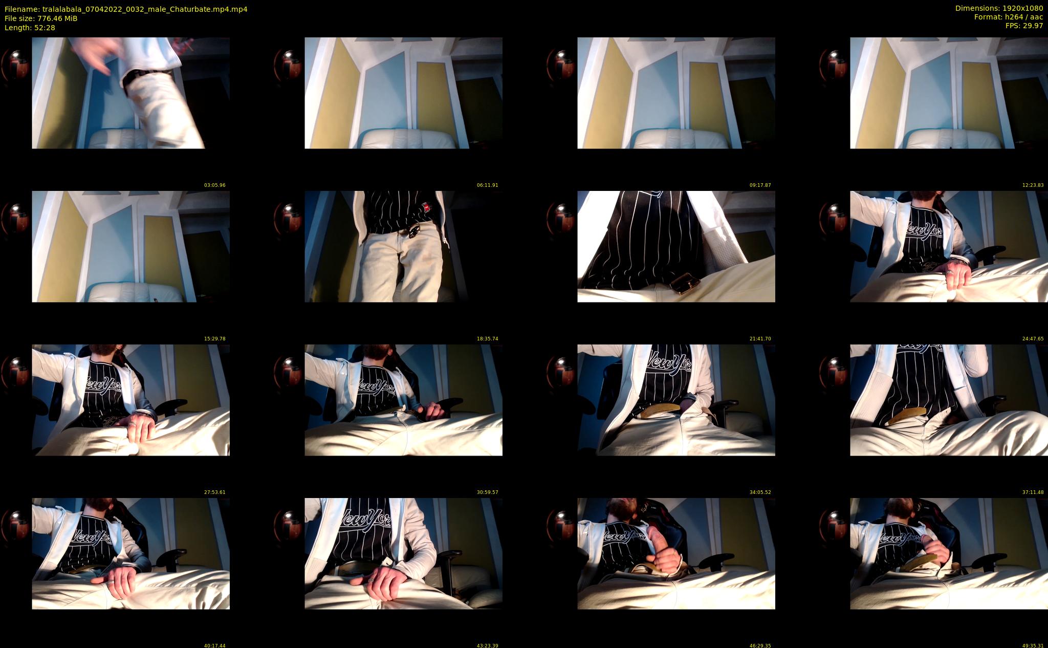 tralalabala — 53 minute Chaturbate male cam show recording, 1080p, Apr 7, 2022