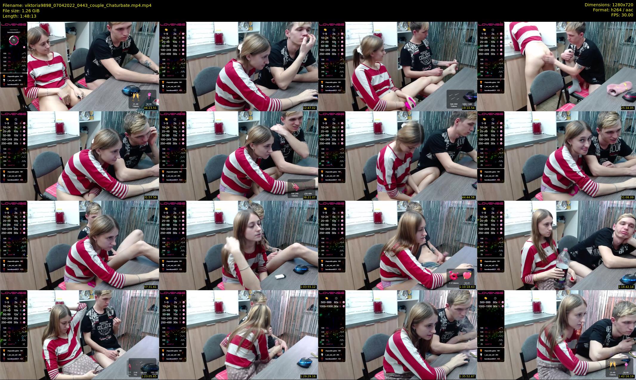 viktoria9898 — 109 minute Chaturbate couple cam show recording, 720p, Apr 7, 2022