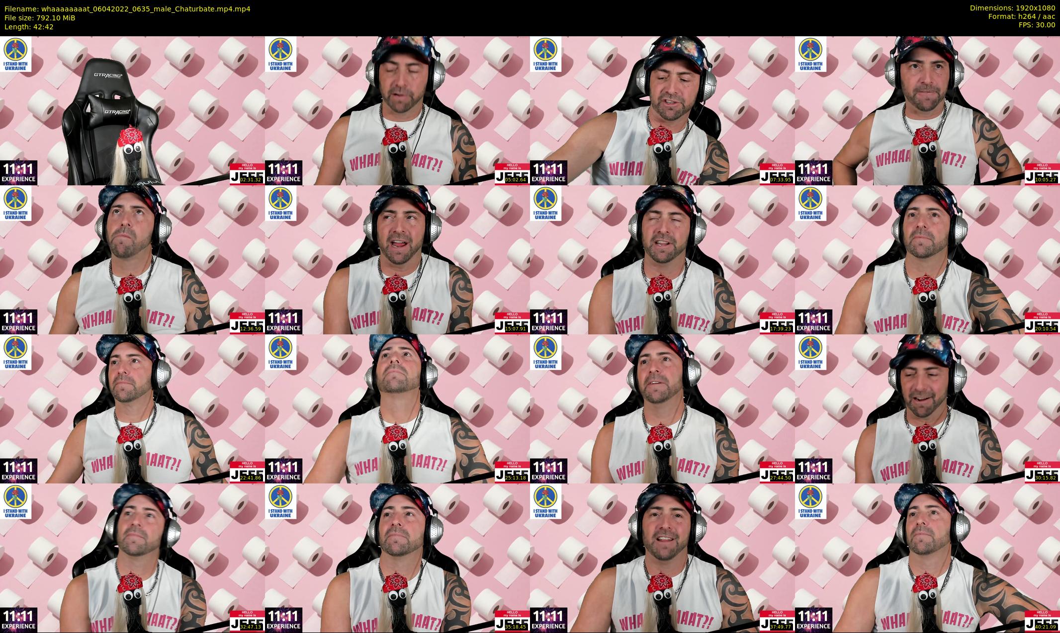 whaaaaaaaat — 43 minute Chaturbate couple cam show recording, 1080p, Apr 6, 2022