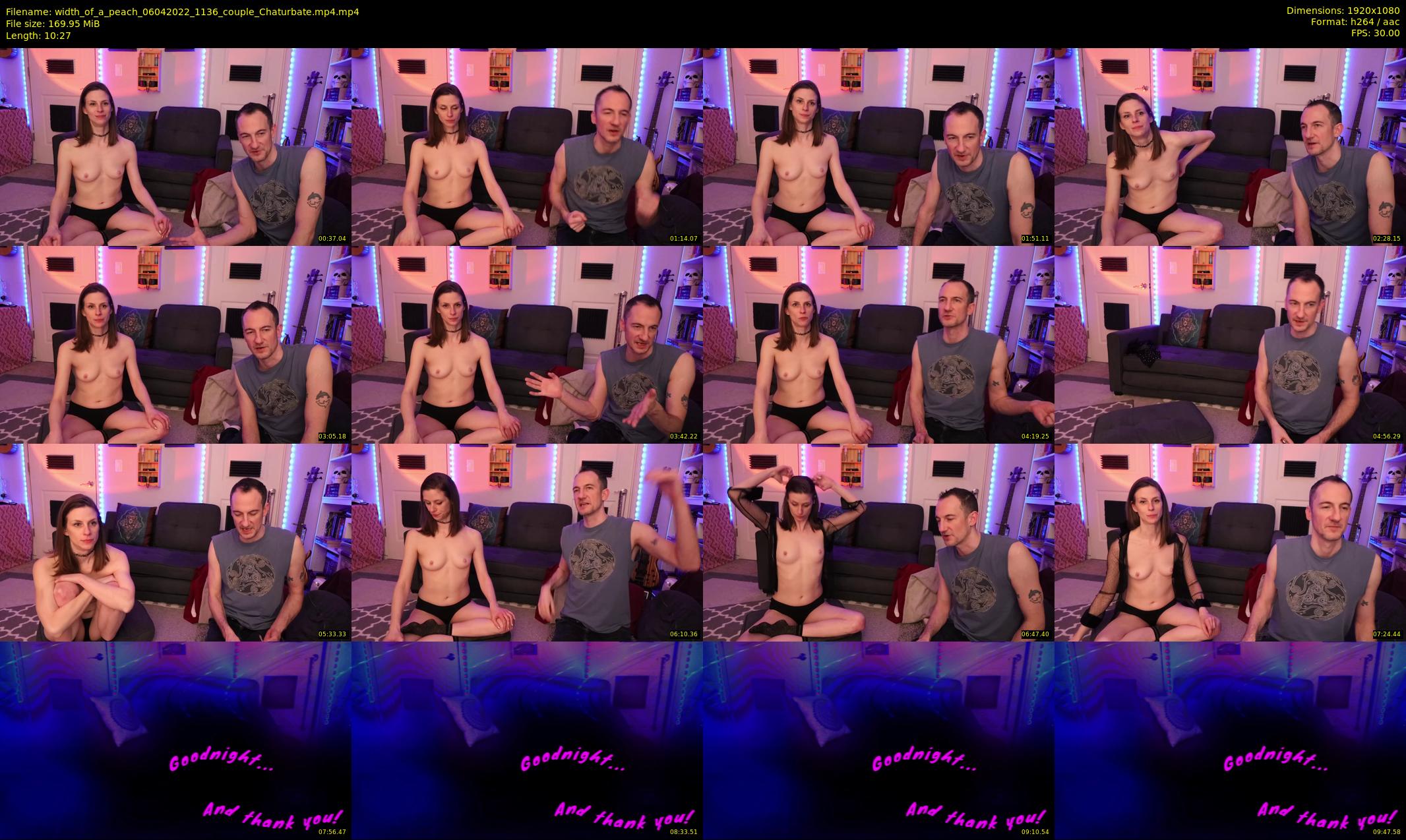 width_of_a_peach — 11 minute Chaturbate couple cam show recording, 1080p, Apr 6, 2022
