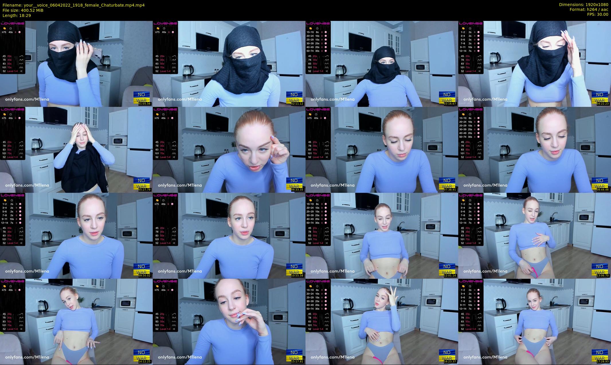 your__voice — 19 minute Chaturbate female cam show recording, 1080p, Apr 6, 2022