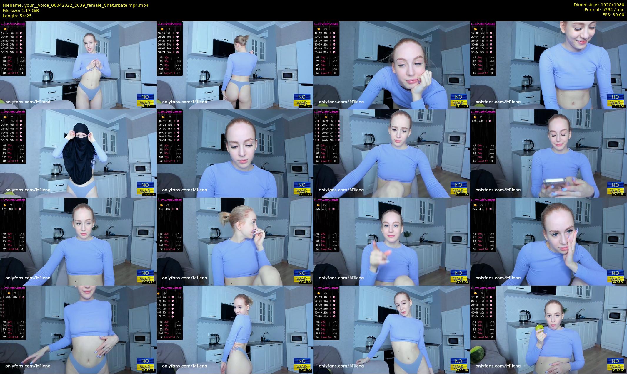your__voice — 55 minute Chaturbate female cam show recording, 1080p, Apr 6, 2022