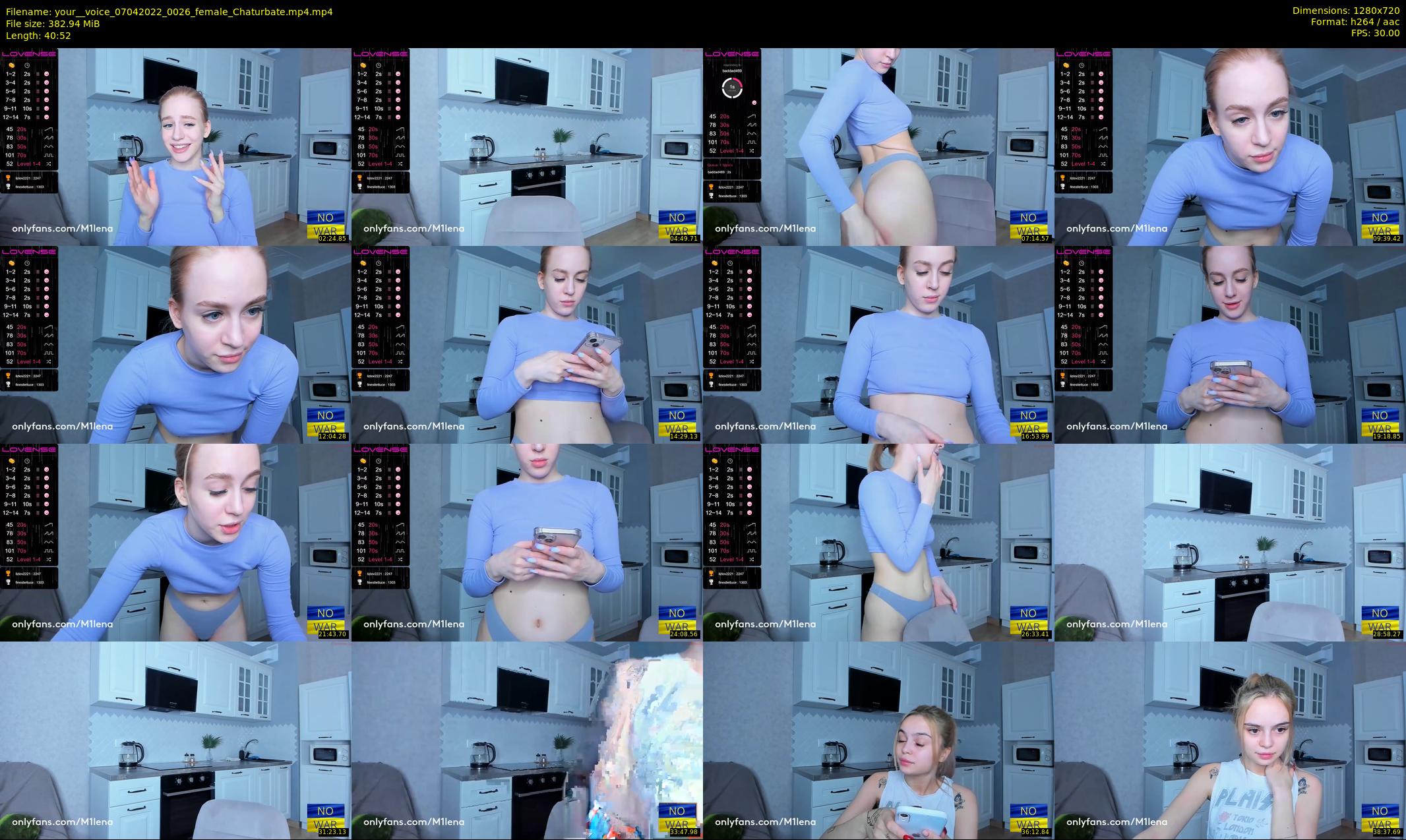 your__voice — 41 minute Chaturbate female cam show recording, 720p, Apr 7, 2022