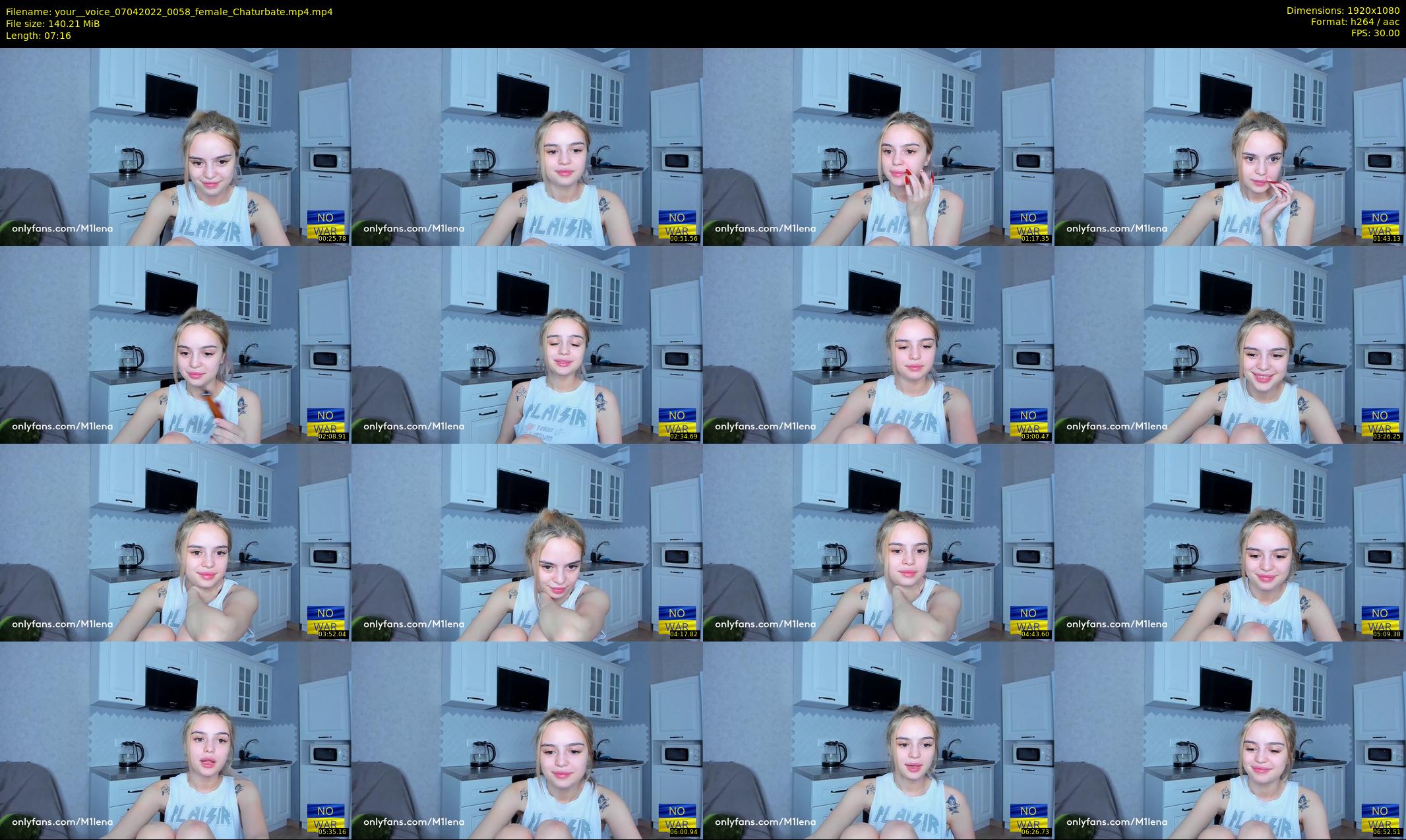 your__voice — 8 minute Chaturbate female cam show recording, 1080p, Apr 7, 2022