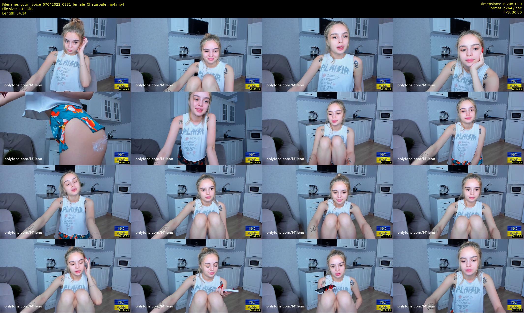 your__voice — 55 minute Chaturbate female cam show recording, 1080p, Apr 7, 2022