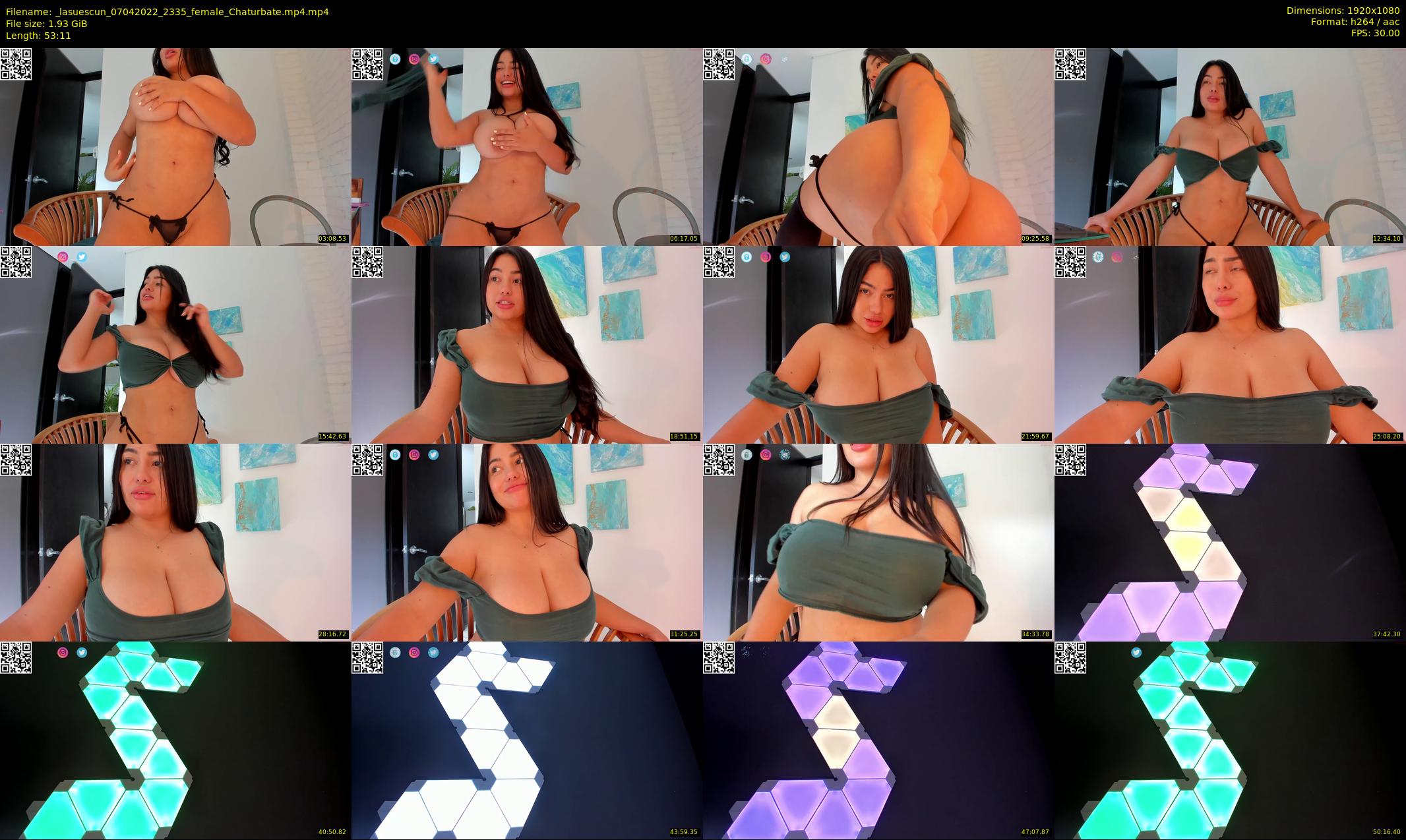 _lasuescun — 54 minute Chaturbate female cam show recording, 1080p, Apr 7, 2022