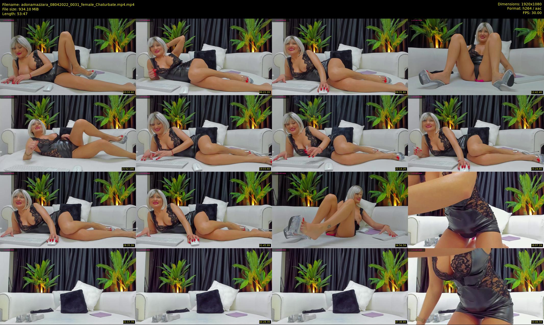 adonamazzara — 54 minute Chaturbate female cam show recording, 1080p, Apr 8, 2022