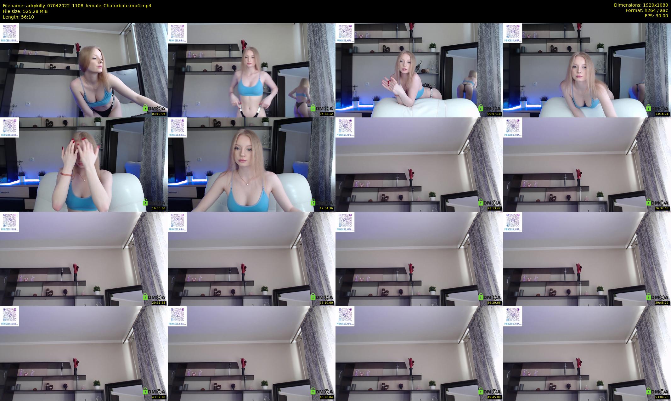 adrykilly — 57 minute Chaturbate female cam show recording, 1080p, Apr 7, 2022