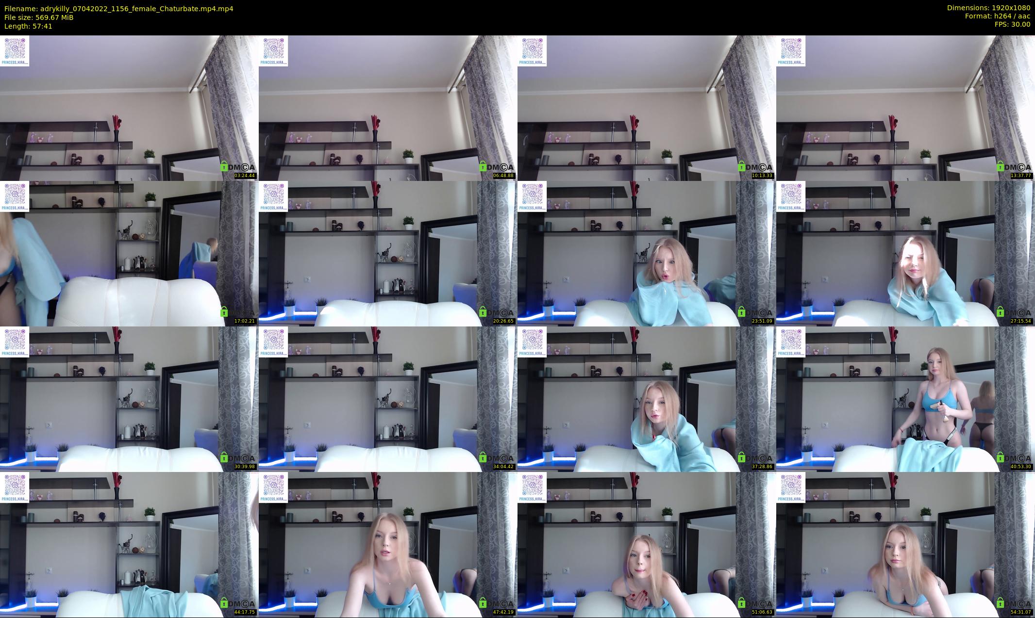 adrykilly — 58 minute Chaturbate female cam show recording, 1080p, Apr 7, 2022