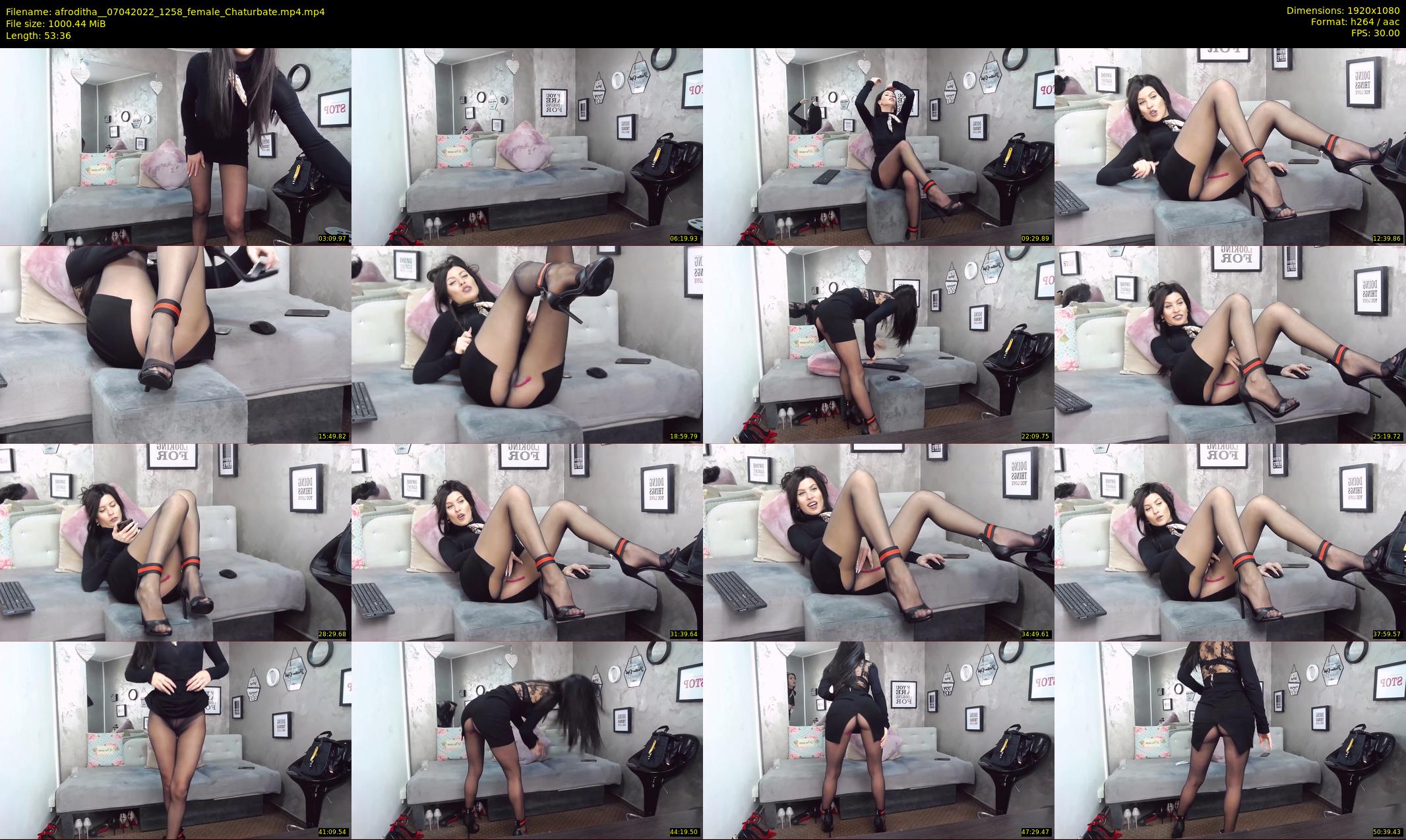 afroditha_ — 54 minute Chaturbate female cam show recording, 1080p, Apr 7, 2022