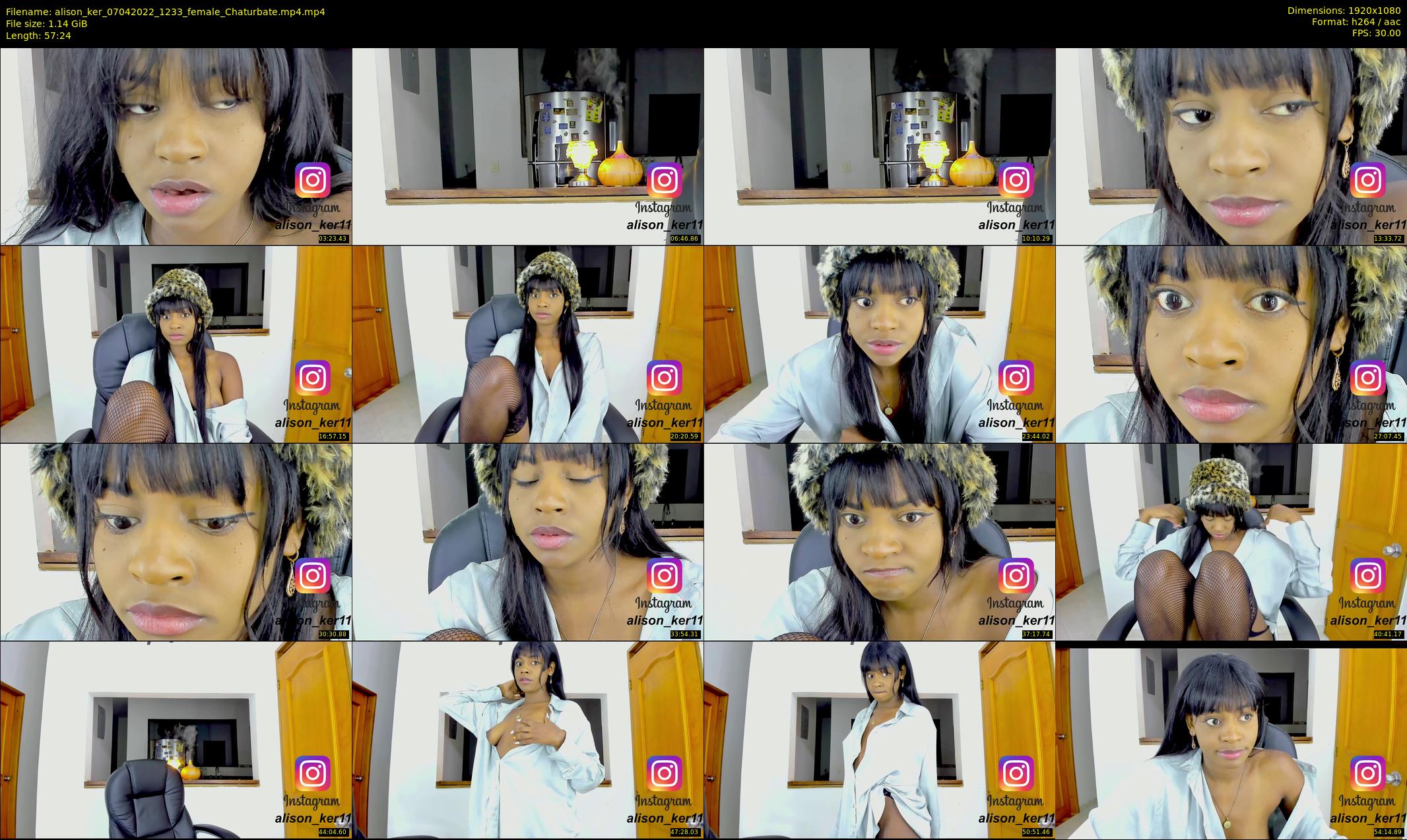 alison_ker — 58 minute Chaturbate female cam show recording, 1080p, Apr 7, 2022