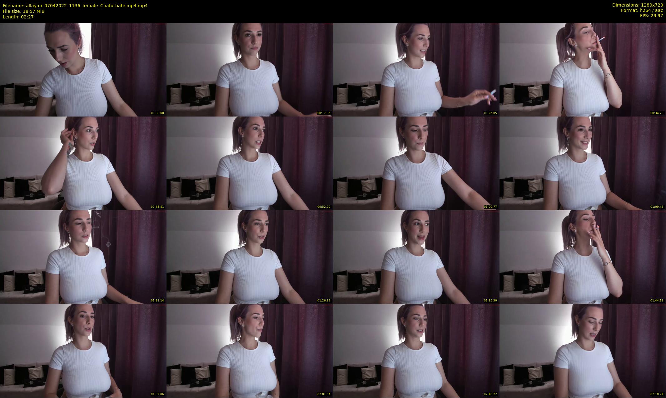 allayah — 3 minute Chaturbate female cam show recording, 720p, Apr 7, 2022