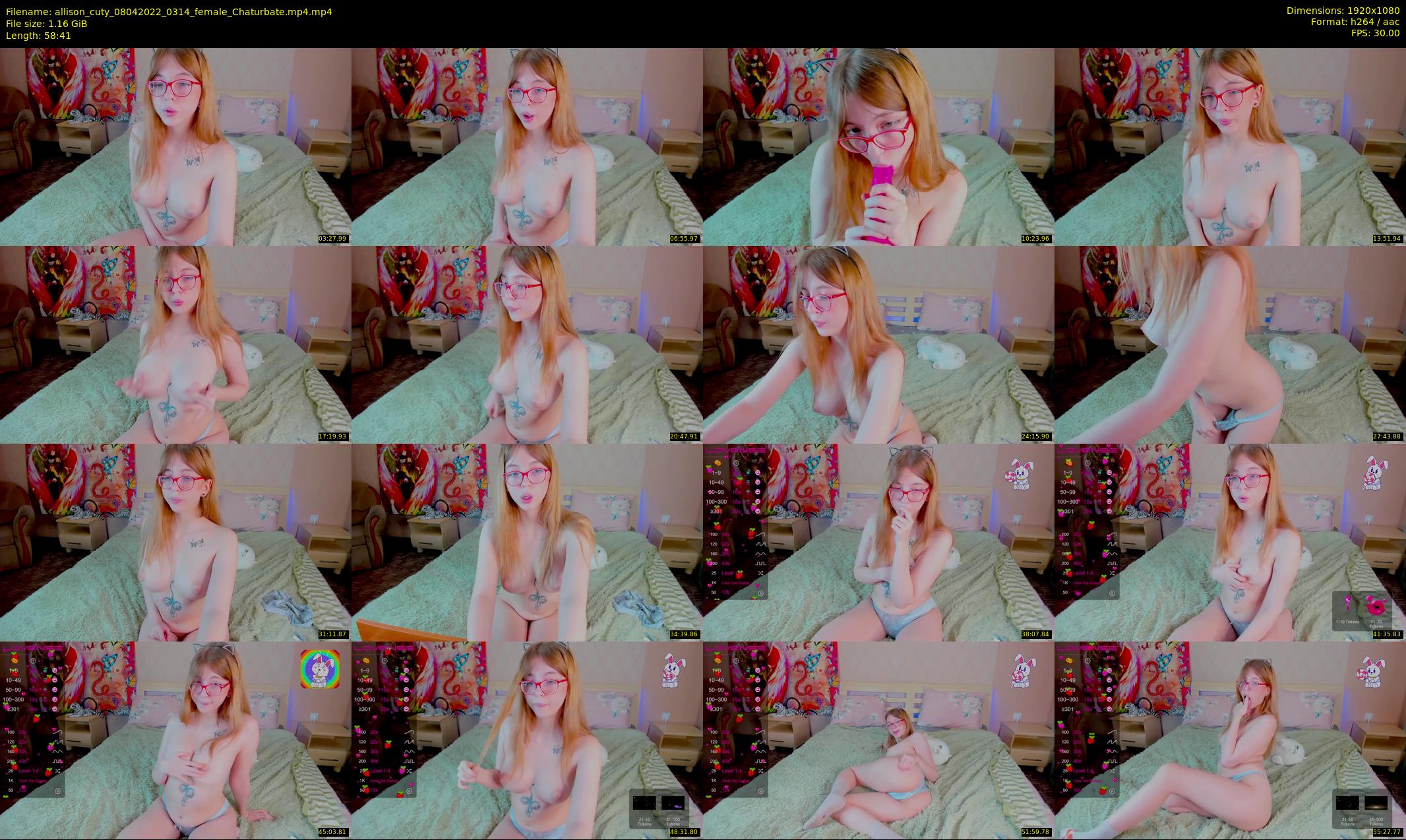 allison_cuty — 59 minute Chaturbate female cam show recording, 1080p, Apr 8, 2022