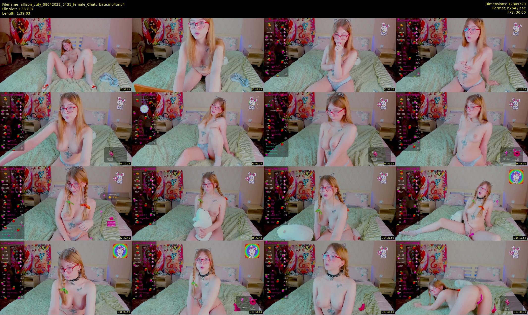 allison_cuty — 100 minute Chaturbate female cam show recording, 720p, Apr 8, 2022
