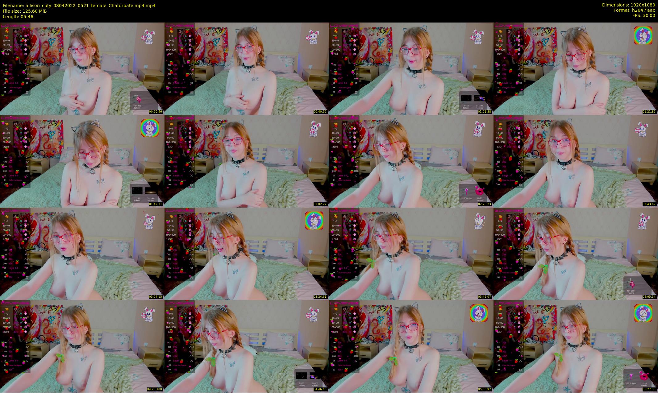 allison_cuty — 6 minute Chaturbate female cam show recording, 1080p, Apr 8, 2022