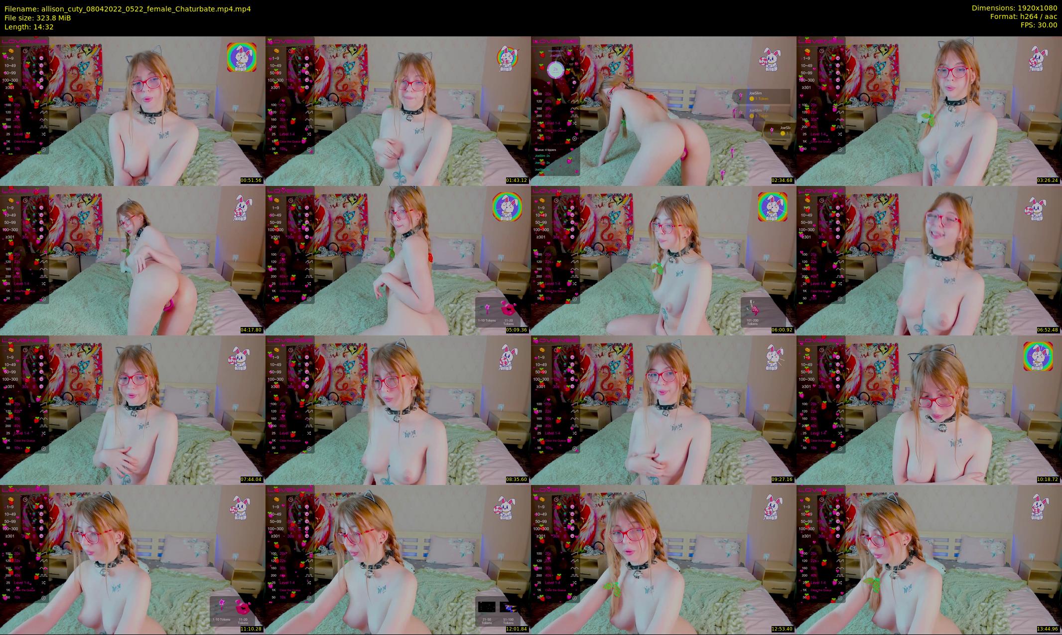 allison_cuty — 15 minute Chaturbate female cam show recording, 1080p, Apr 8, 2022