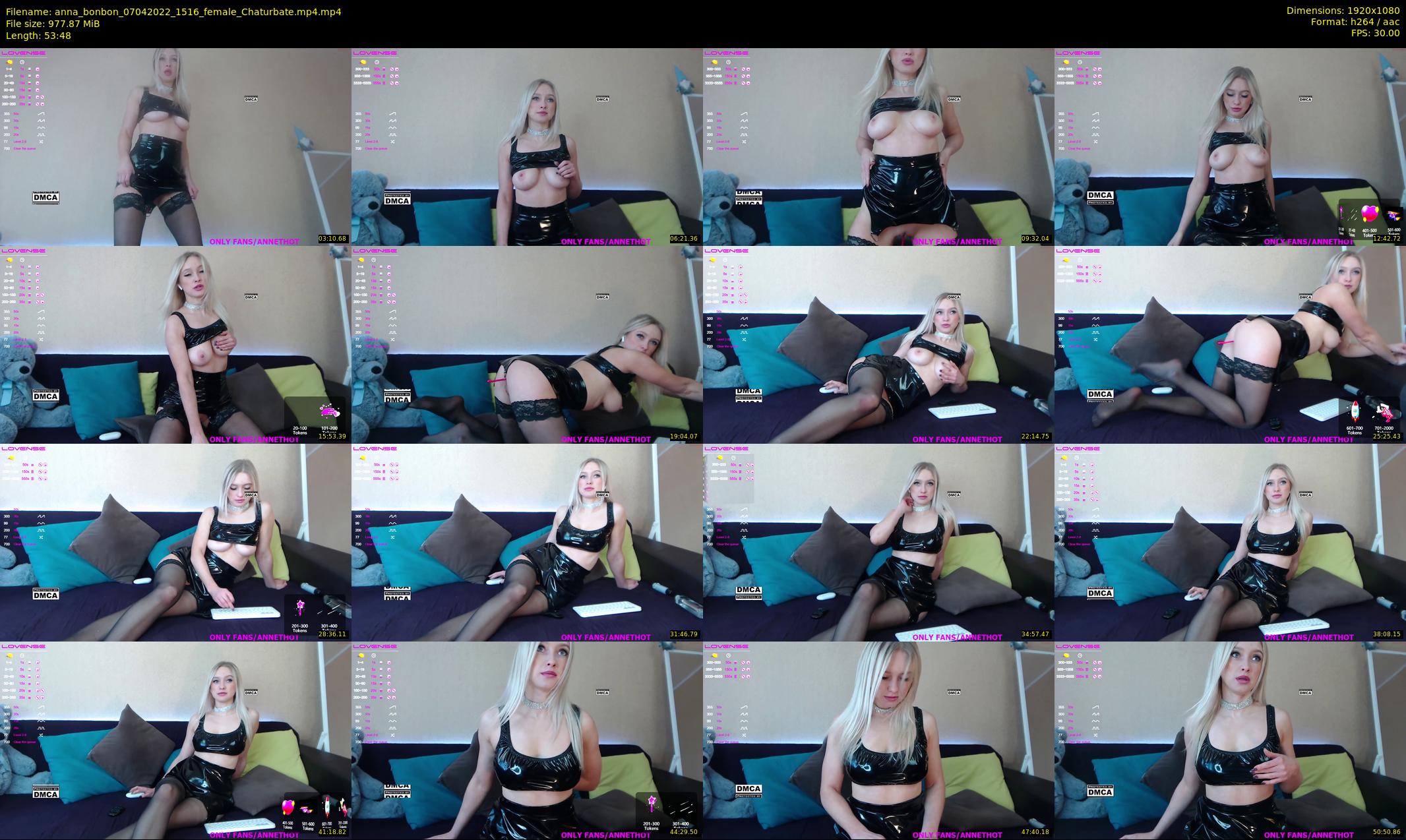 anna_bonbon — 54 minute Chaturbate female cam show recording, 1080p, Apr 7, 2022