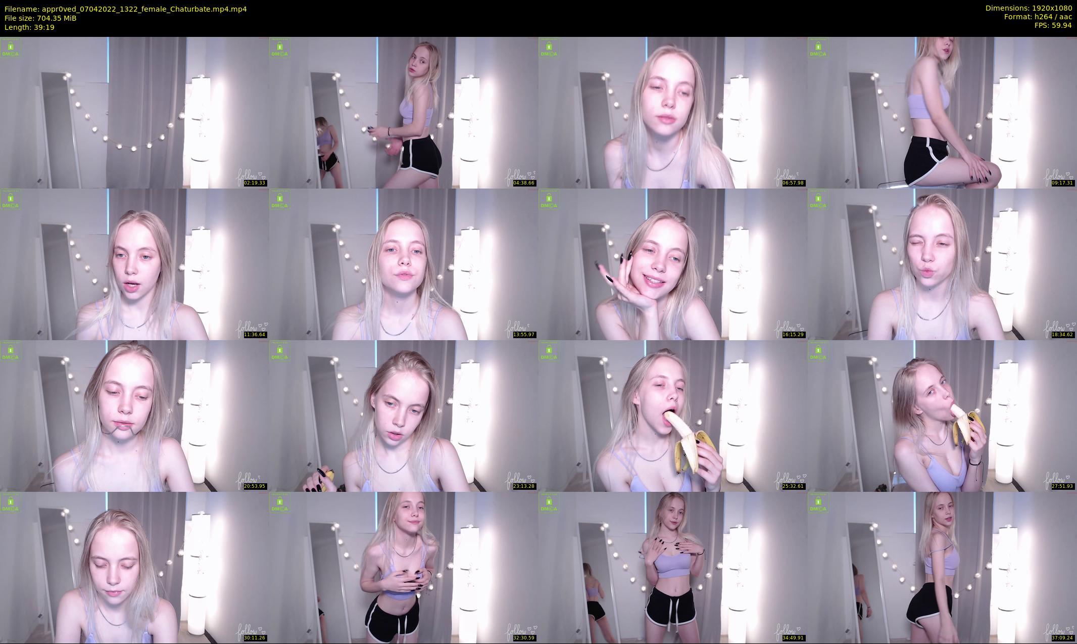 appr0ved — 40 minute Chaturbate female cam show recording, 1080p, Apr 7, 2022