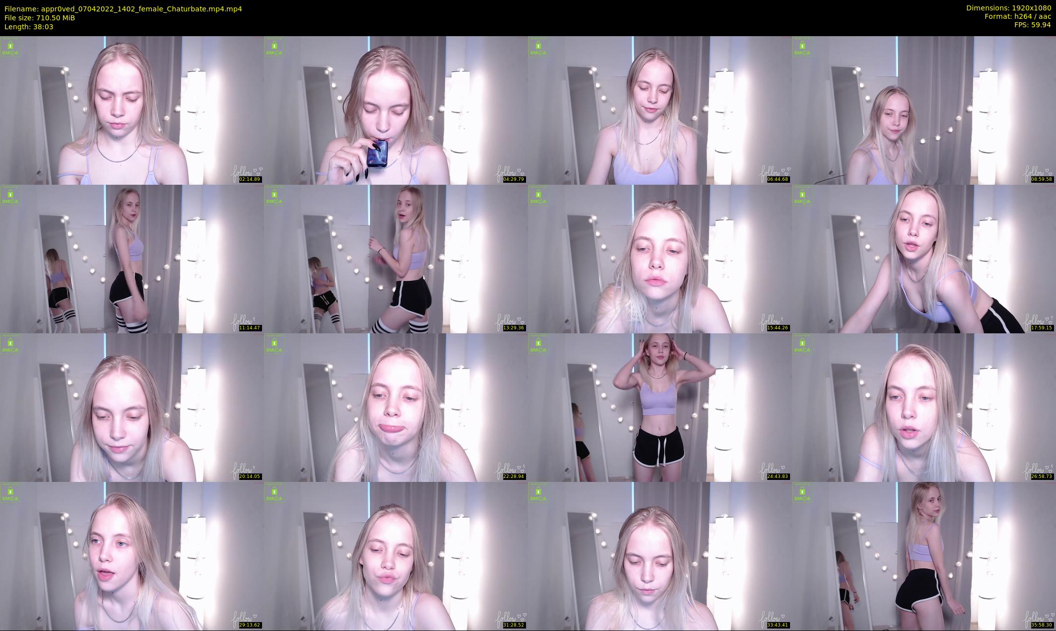 appr0ved — 39 minute Chaturbate female cam show recording, 1080p, Apr 7, 2022