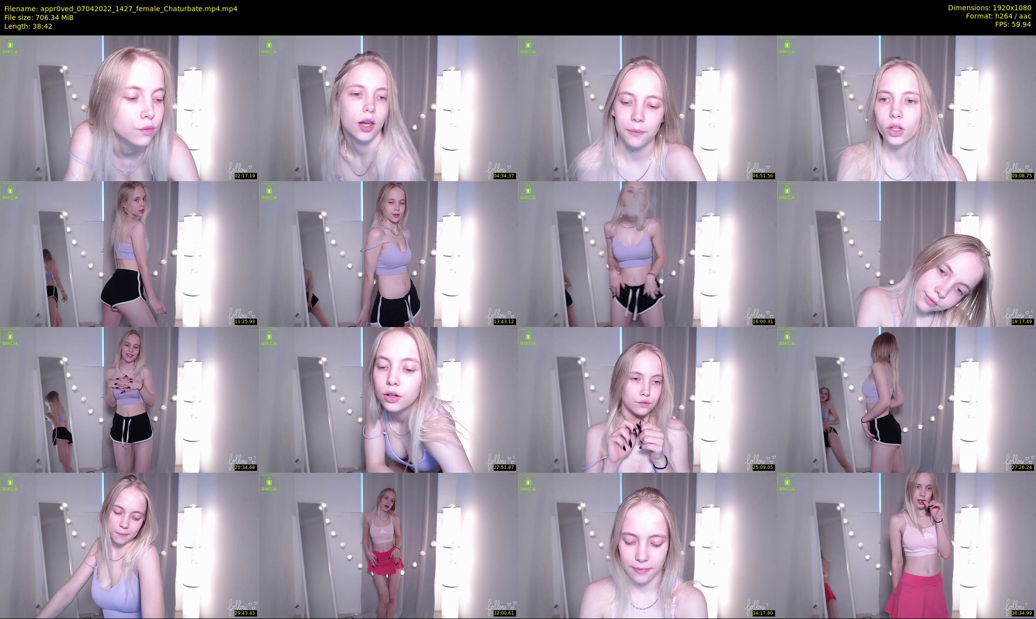 appr0ved — 39 minute Chaturbate female cam show recording, 1080p, Apr 7, 2022