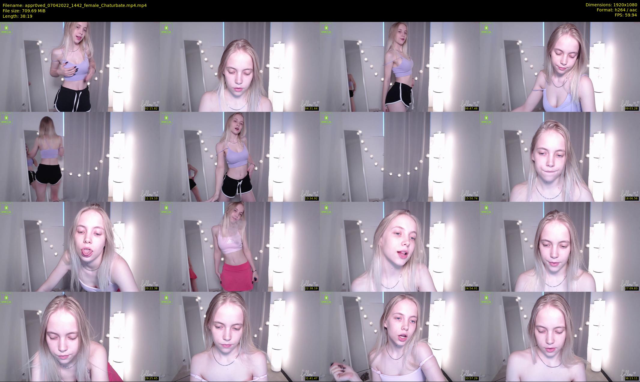 appr0ved — 39 minute Chaturbate female cam show recording, 1080p, Apr 7, 2022