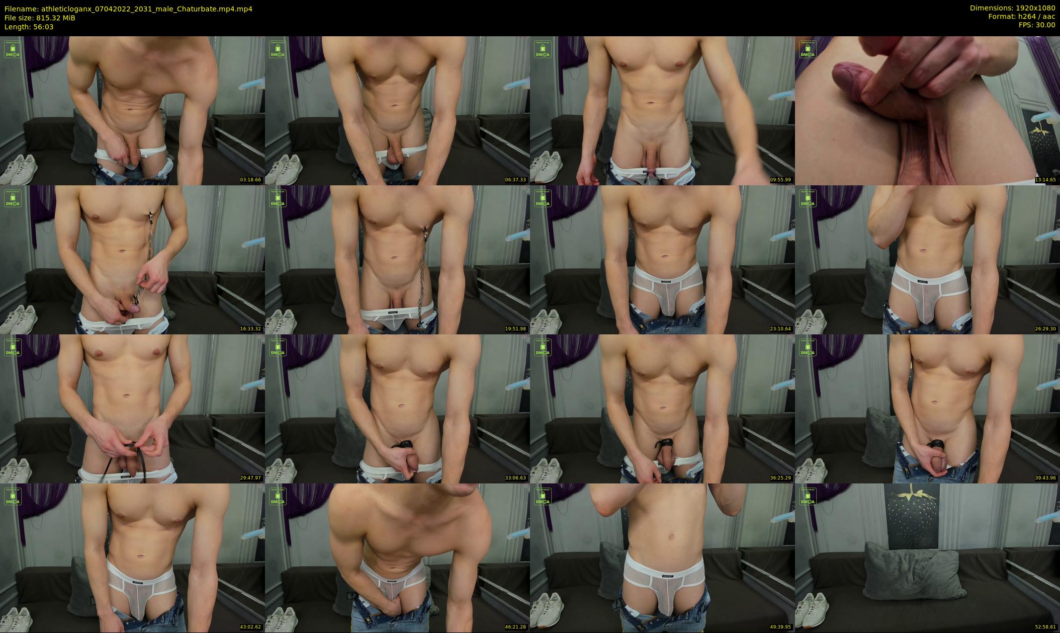athleticloganx — 57 minute Chaturbate male cam show recording, 1080p, Apr 7, 2022