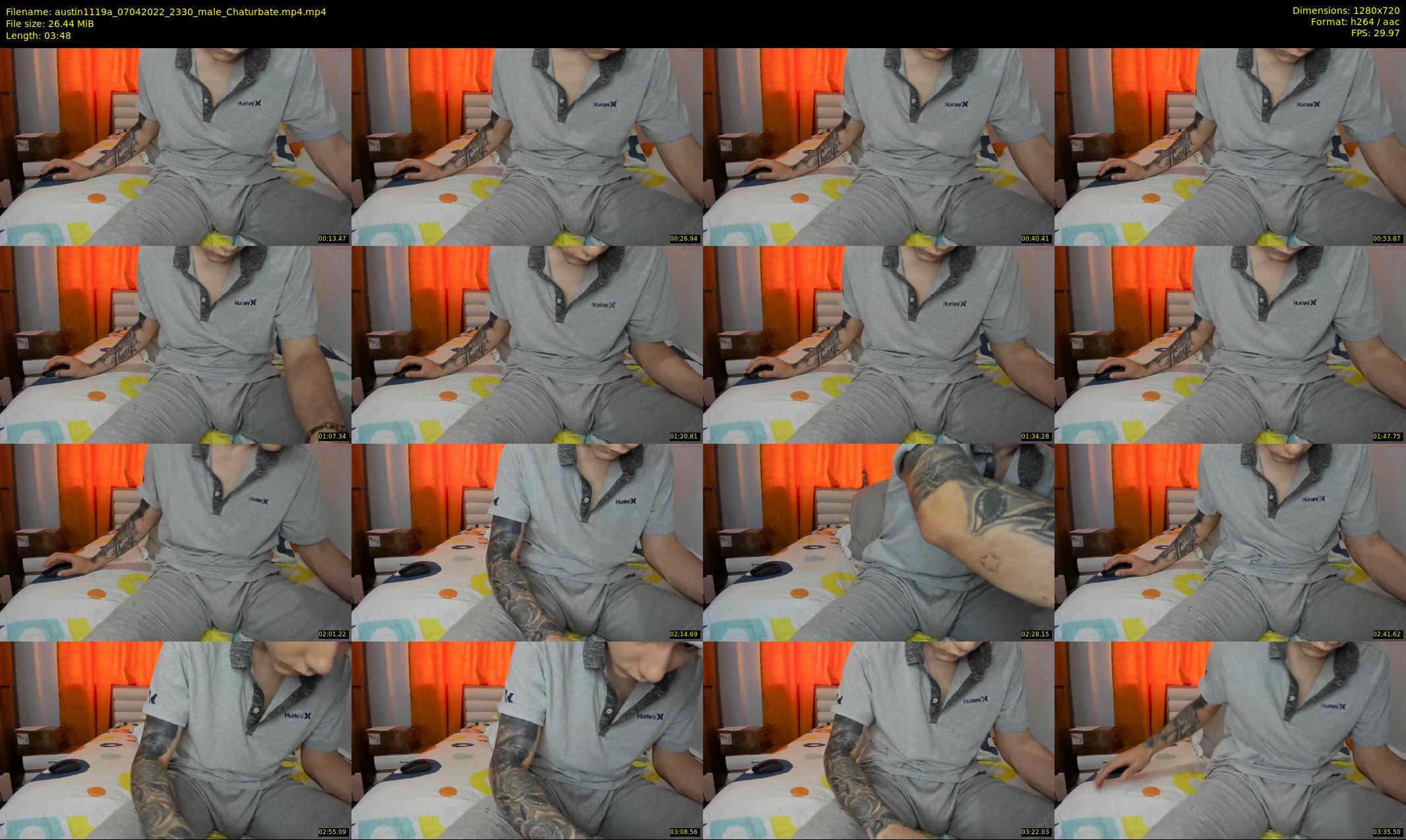 austin1119a — 4 minute Chaturbate male cam show recording, 720p, Apr 7, 2022