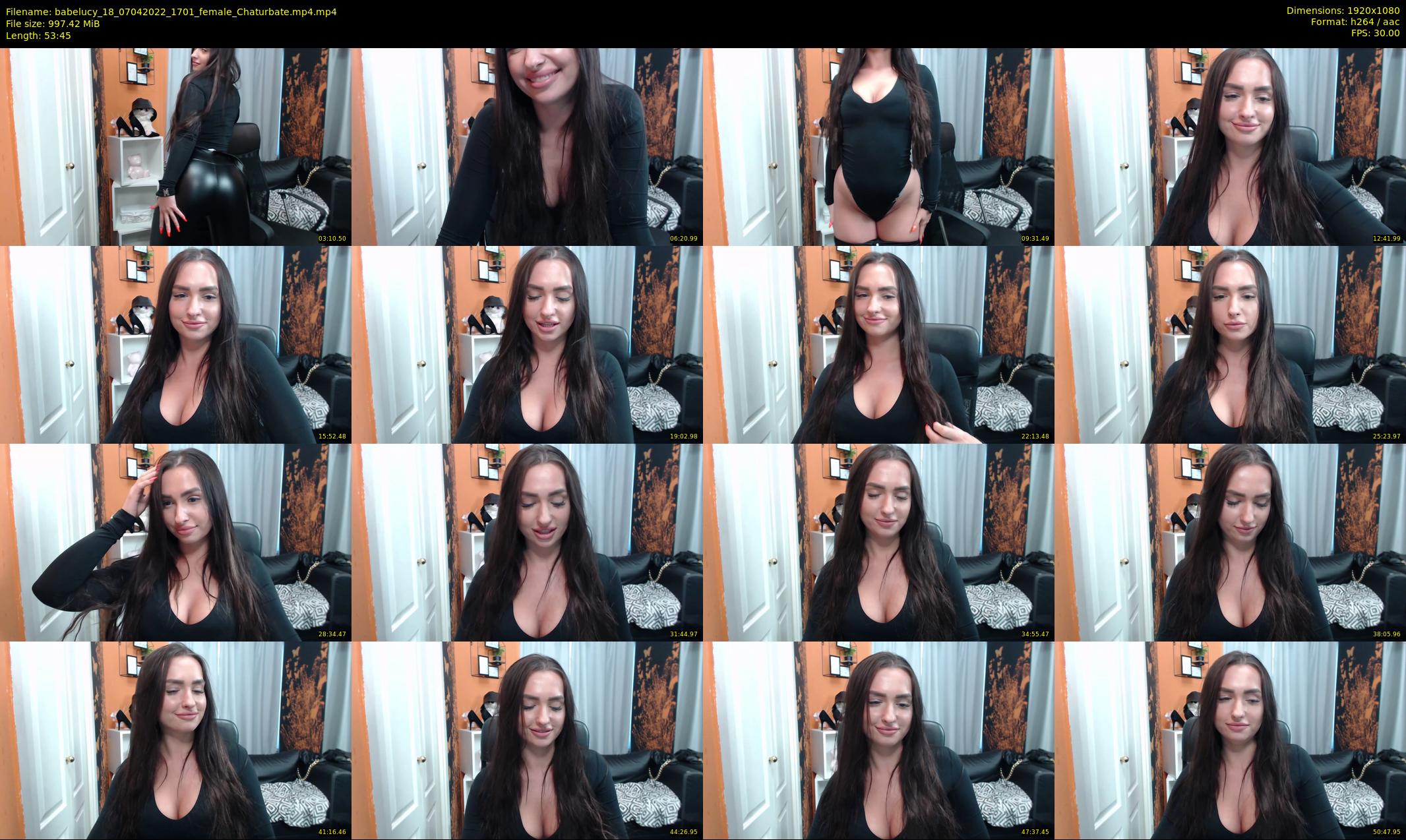 babelucy_18 — 54 minute Chaturbate female cam show recording, 1080p, Apr 7, 2022