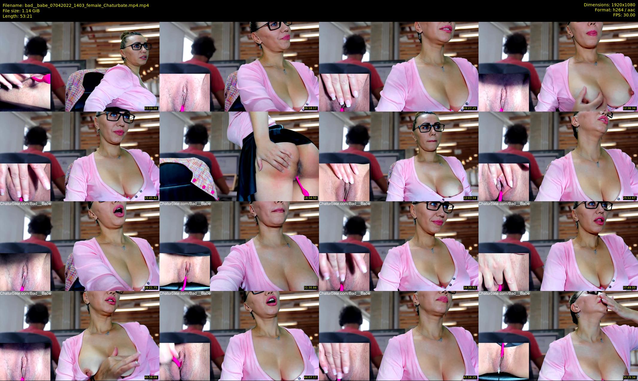 bad__babe — 54 minute Chaturbate female cam show recording, 1080p, Apr 7, 2022