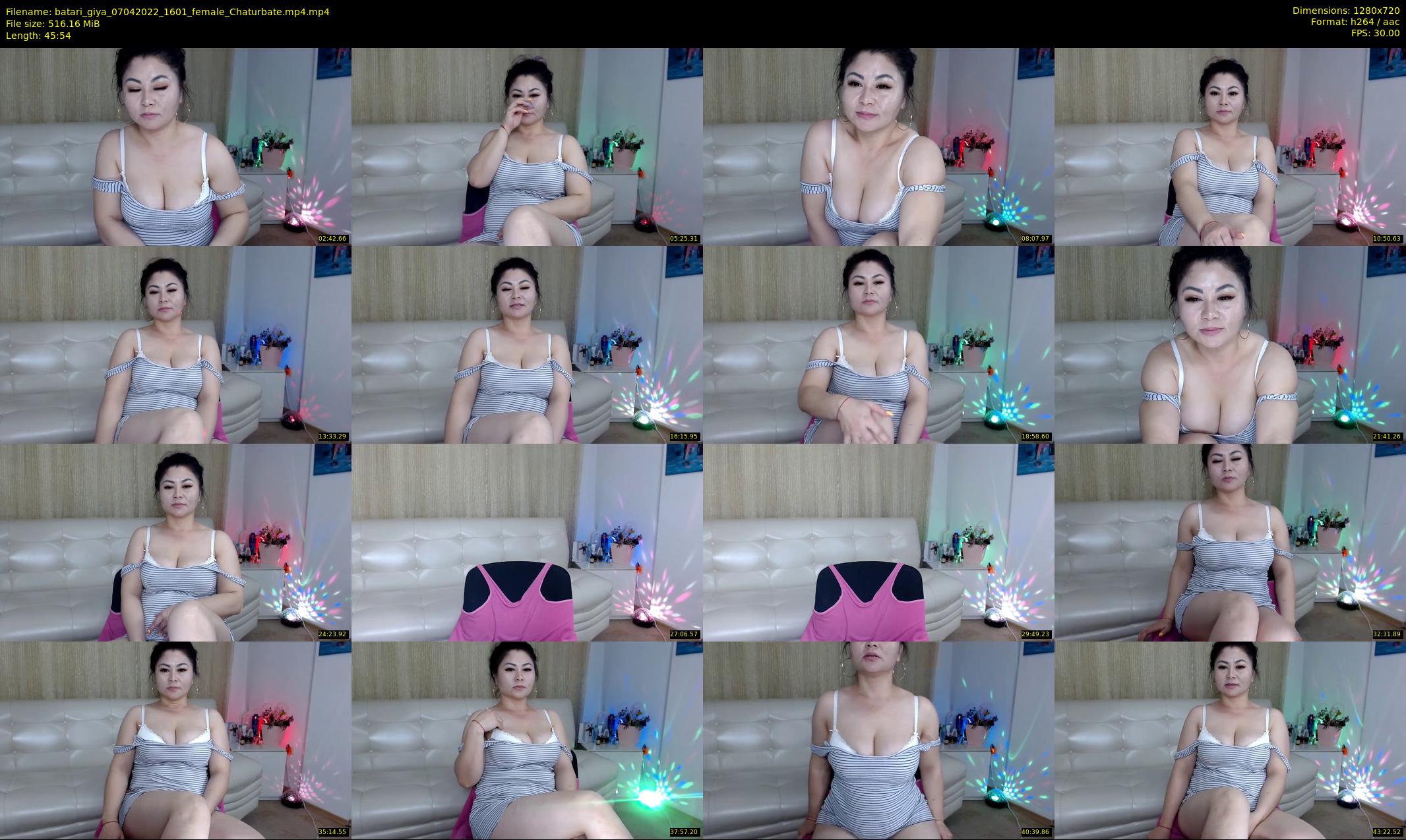 batari_giya — 46 minute Chaturbate female cam show recording, 720p, Apr 7, 2022