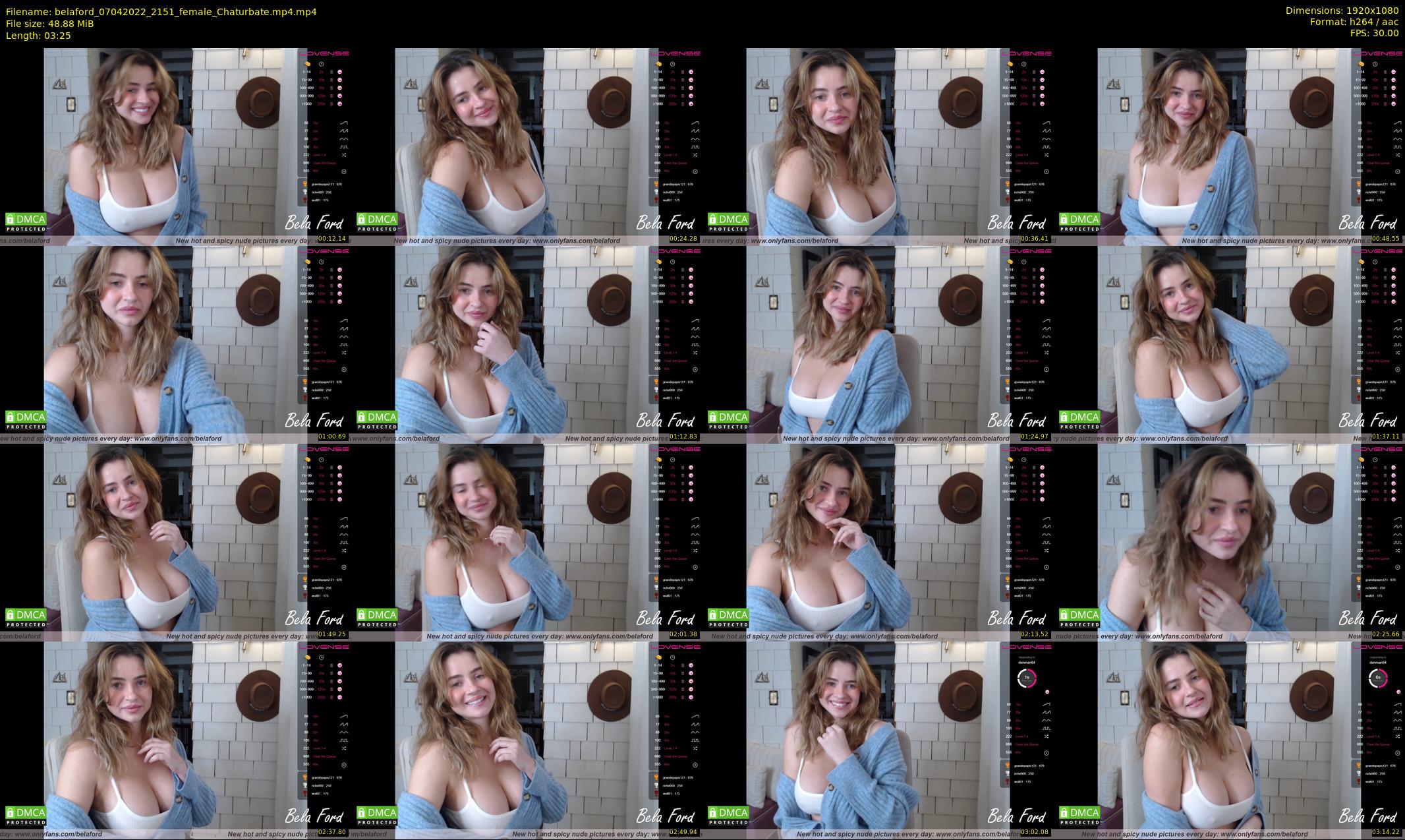 belaford — 4 minute Chaturbate female cam show recording, 1080p, Apr 7, 2022