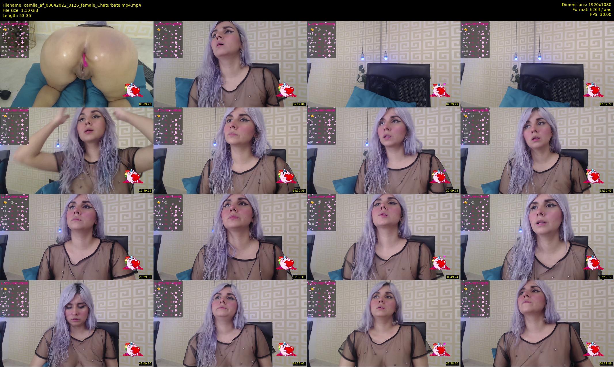 camila_af — 54 minute Chaturbate female cam show recording, 1080p, Apr 8, 2022