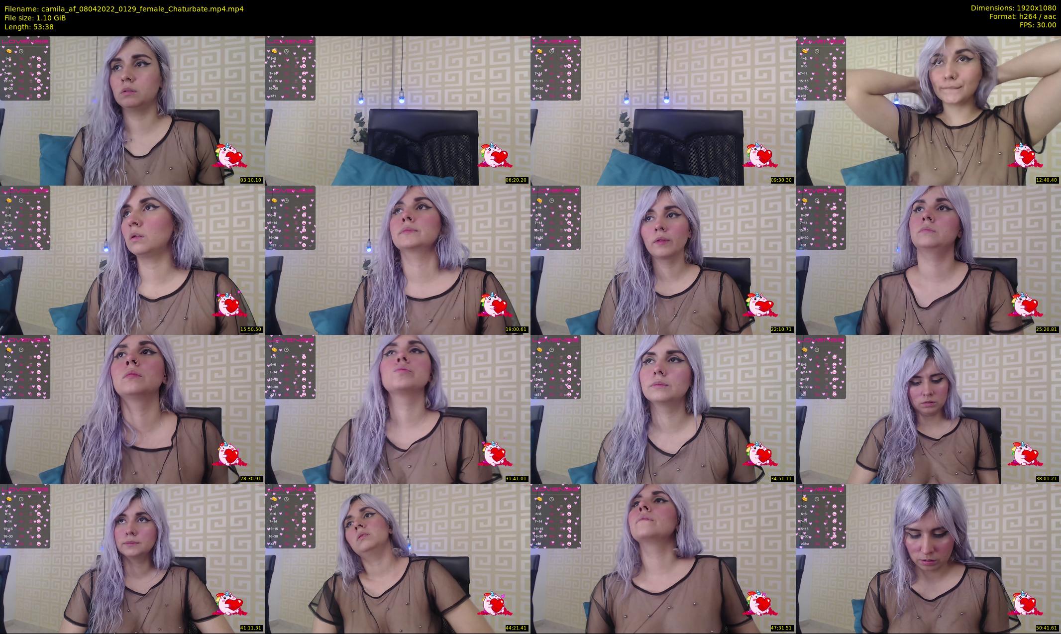 camila_af — 54 minute Chaturbate female cam show recording, 1080p, Apr 8, 2022