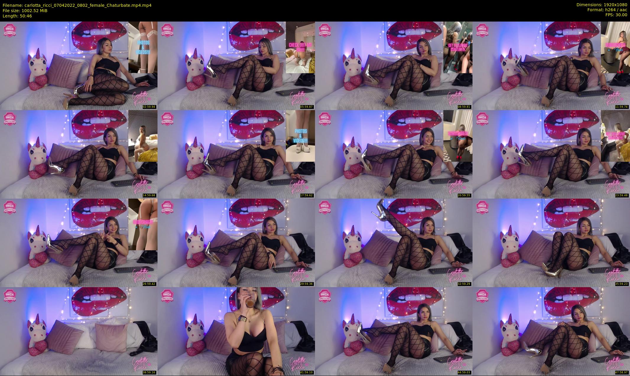 carlotta_ricci — 51 minute Chaturbate female cam show recording, 1080p, Apr 7, 2022