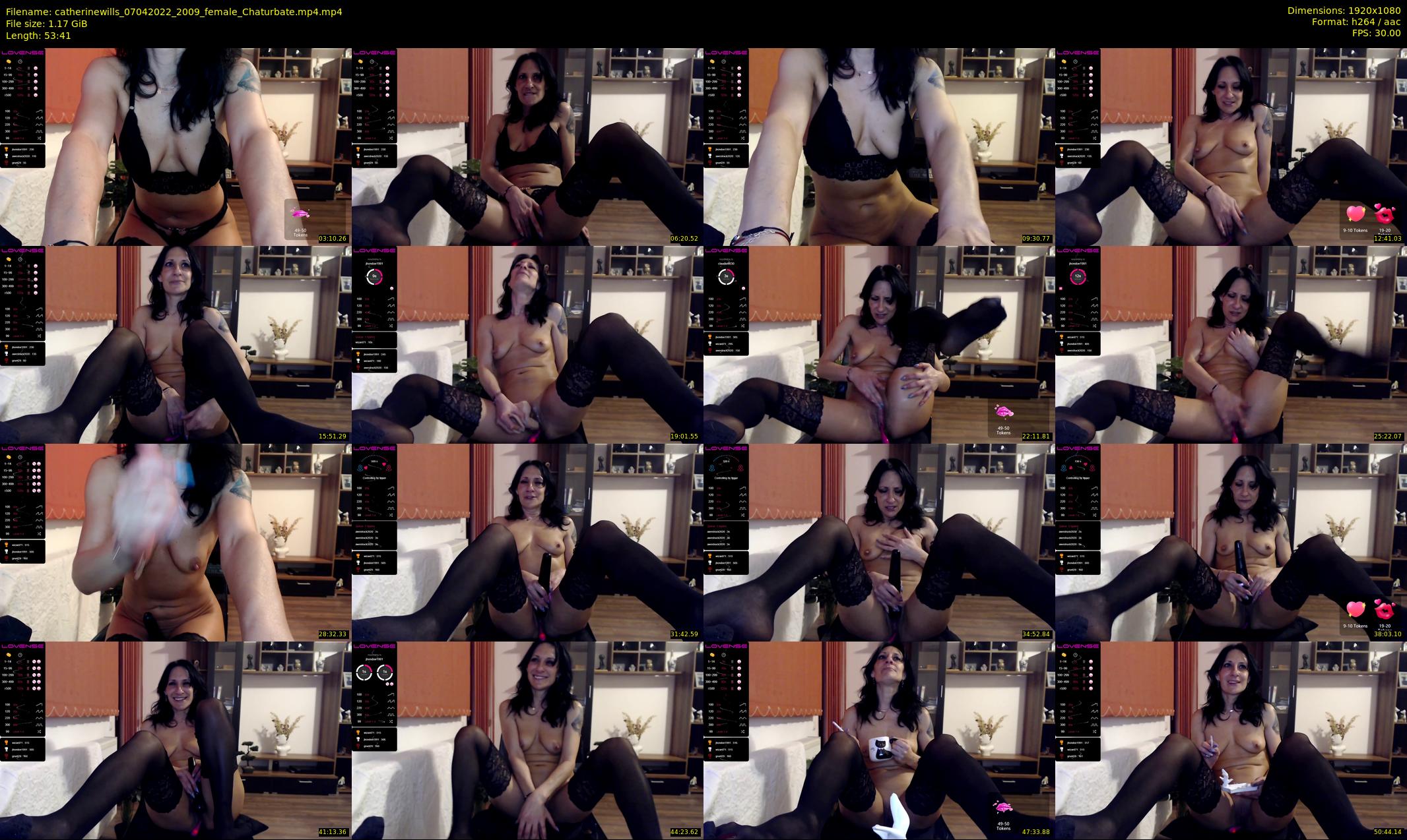 catherinewills — 54 minute Chaturbate female cam show recording, 1080p, Apr 7, 2022