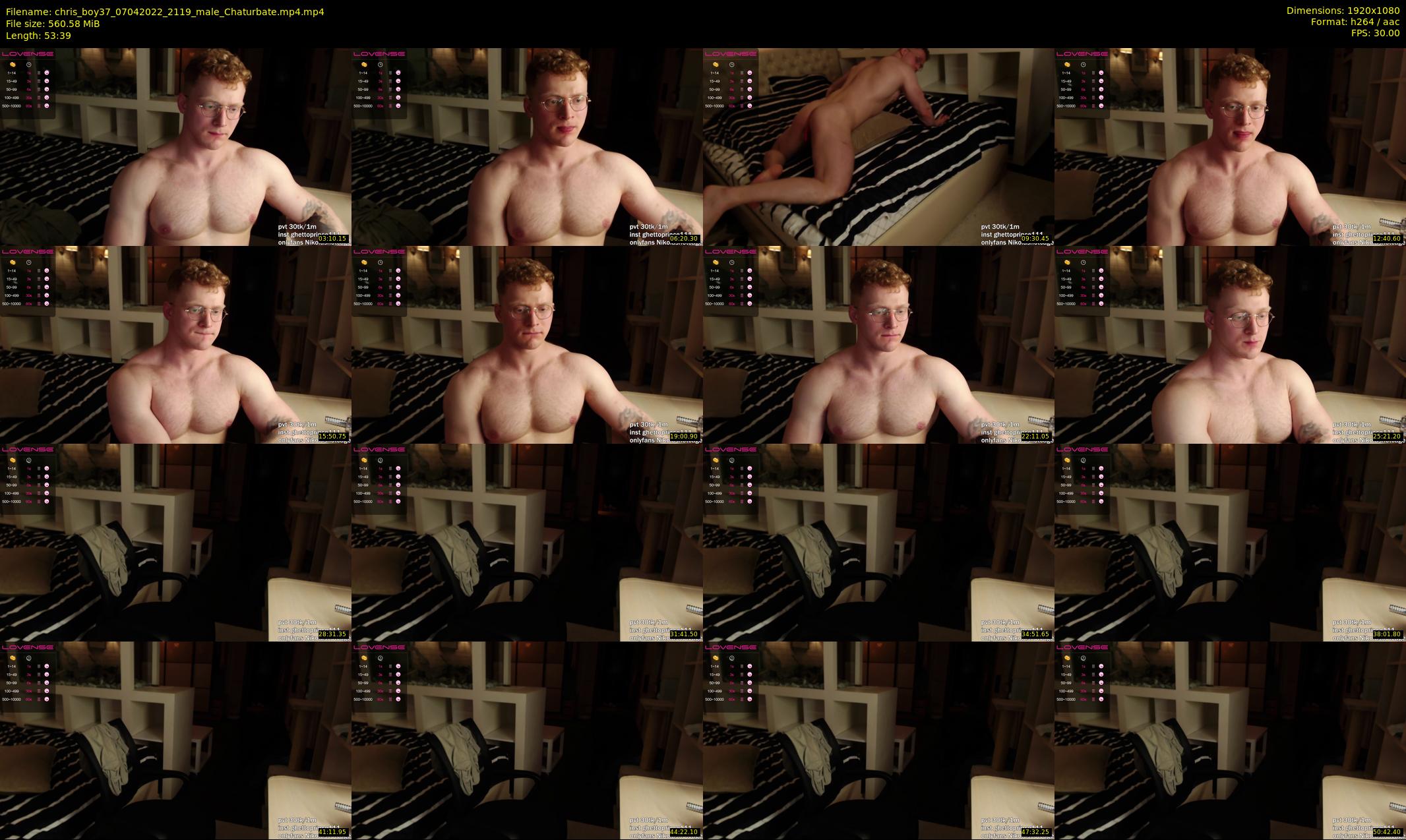 chris_boy37 — 54 minute Chaturbate male cam show recording, 1080p, Apr 7, 2022