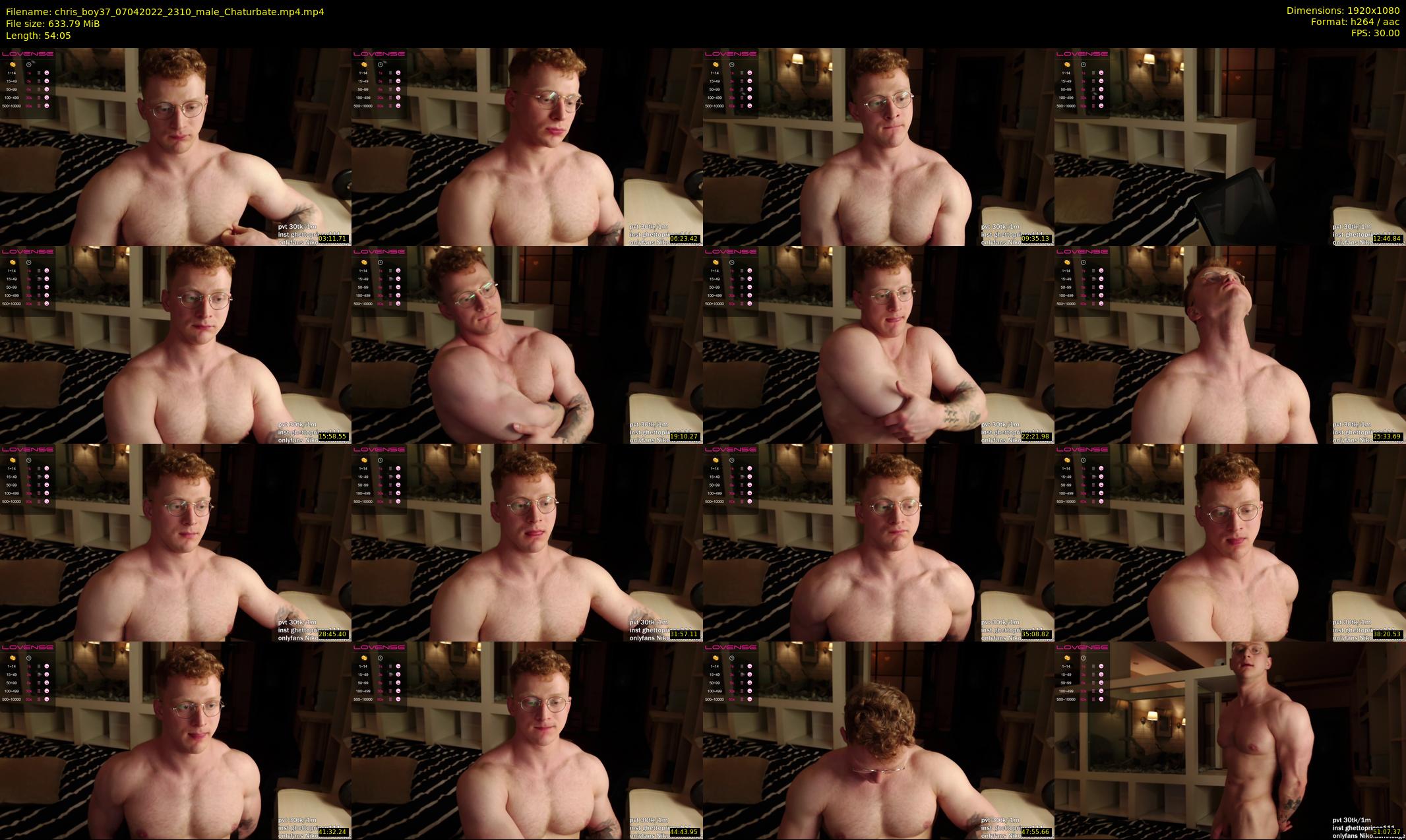 chris_boy37 — 55 minute Chaturbate male cam show recording, 1080p, Apr 7, 2022